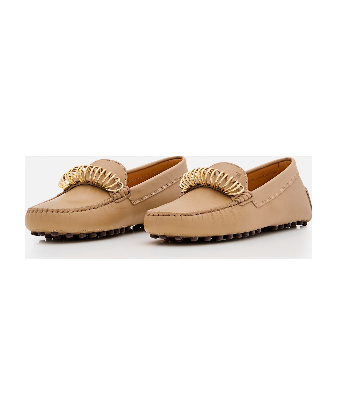 Tod
s Loafer With Ring Band - Brown