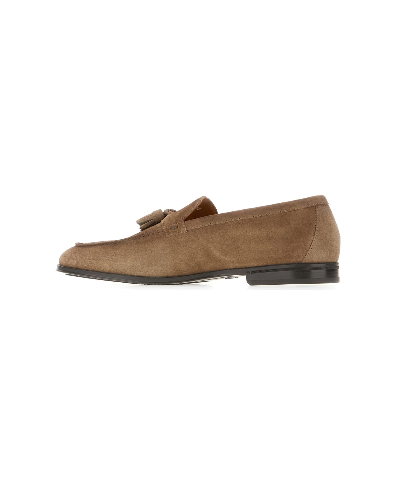 Doucal
s Brown Suede Loafers - JUKE CAMEL