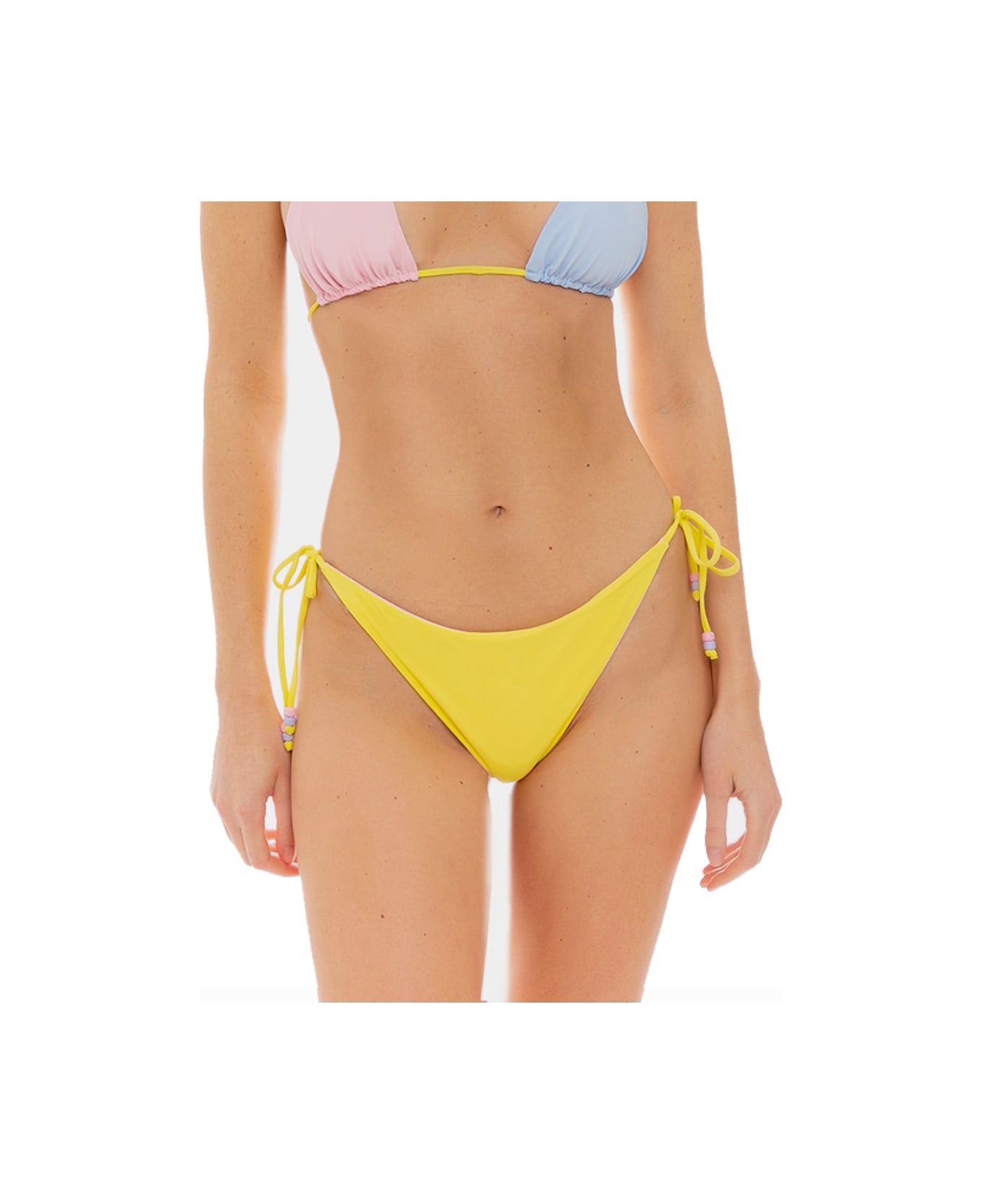 MC2 Saint Barth Double Face Cheecky Swim Briefs - BLUE