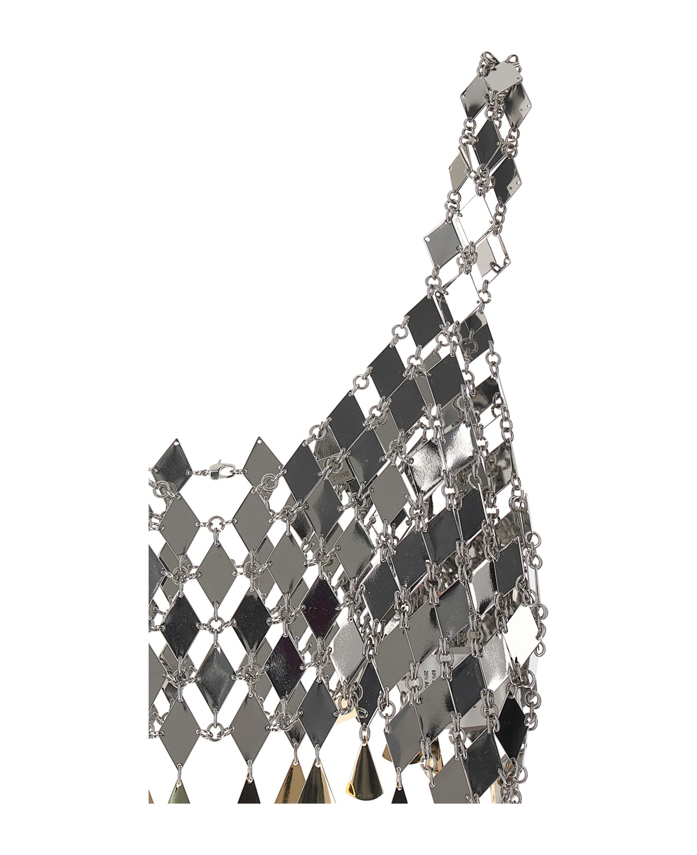 Paco Rabanne Metal Diamond Top - Silver