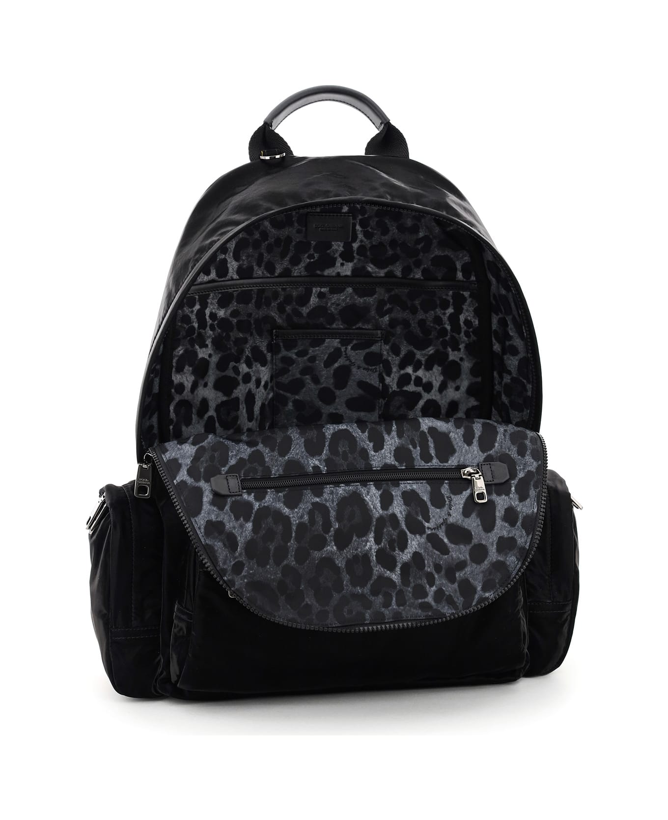 Dolce & Gabbana Samboil Nylon Backpack - BLACK
