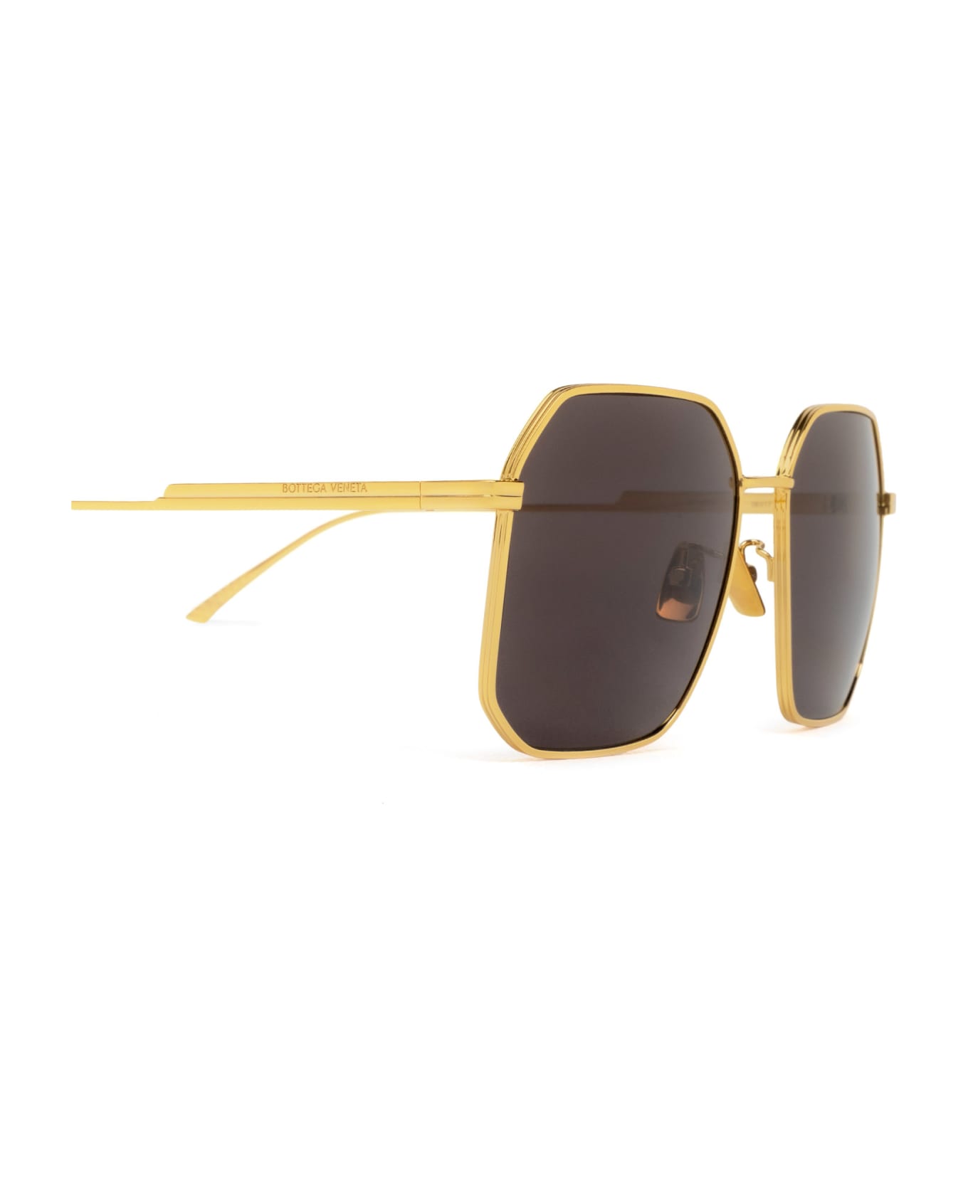 Bottega Veneta Eyewear Bv1108sa Gold Sunglasses - Gold