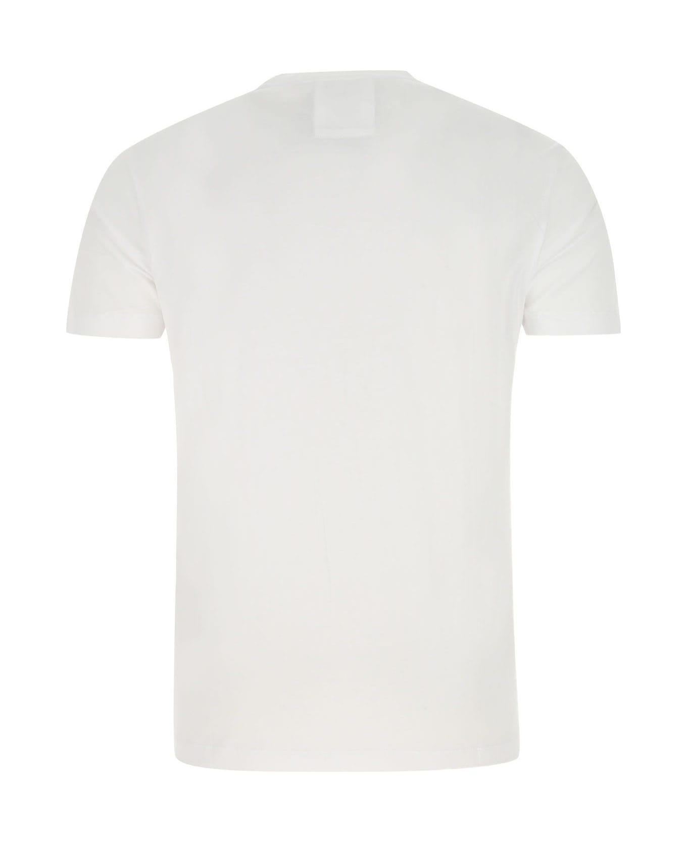 Emporio Armani White Cotton T-shirt - White シャツ