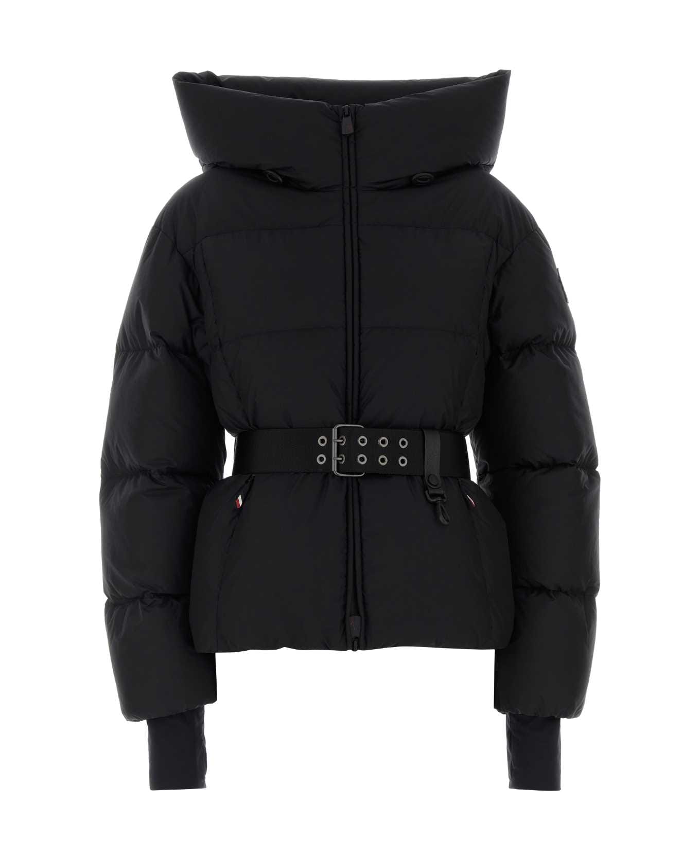 Moncler Grenoble Black Nylon Nesene Down Jacket - 999