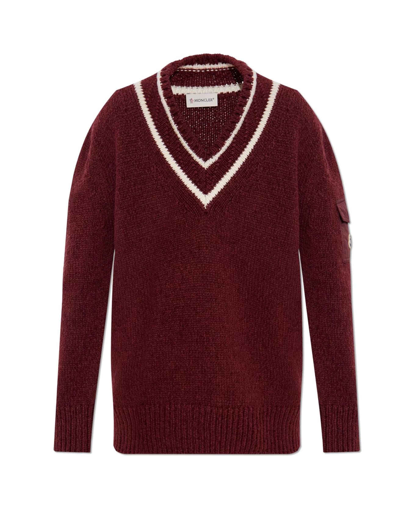 Moncler Wool Sweater - RED