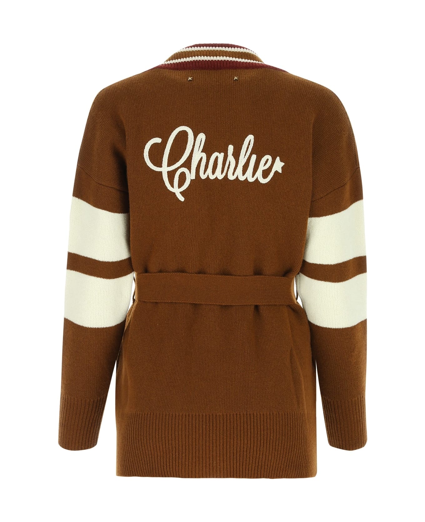 Golden Goose Brown Wool Blend Cardigan - 55506