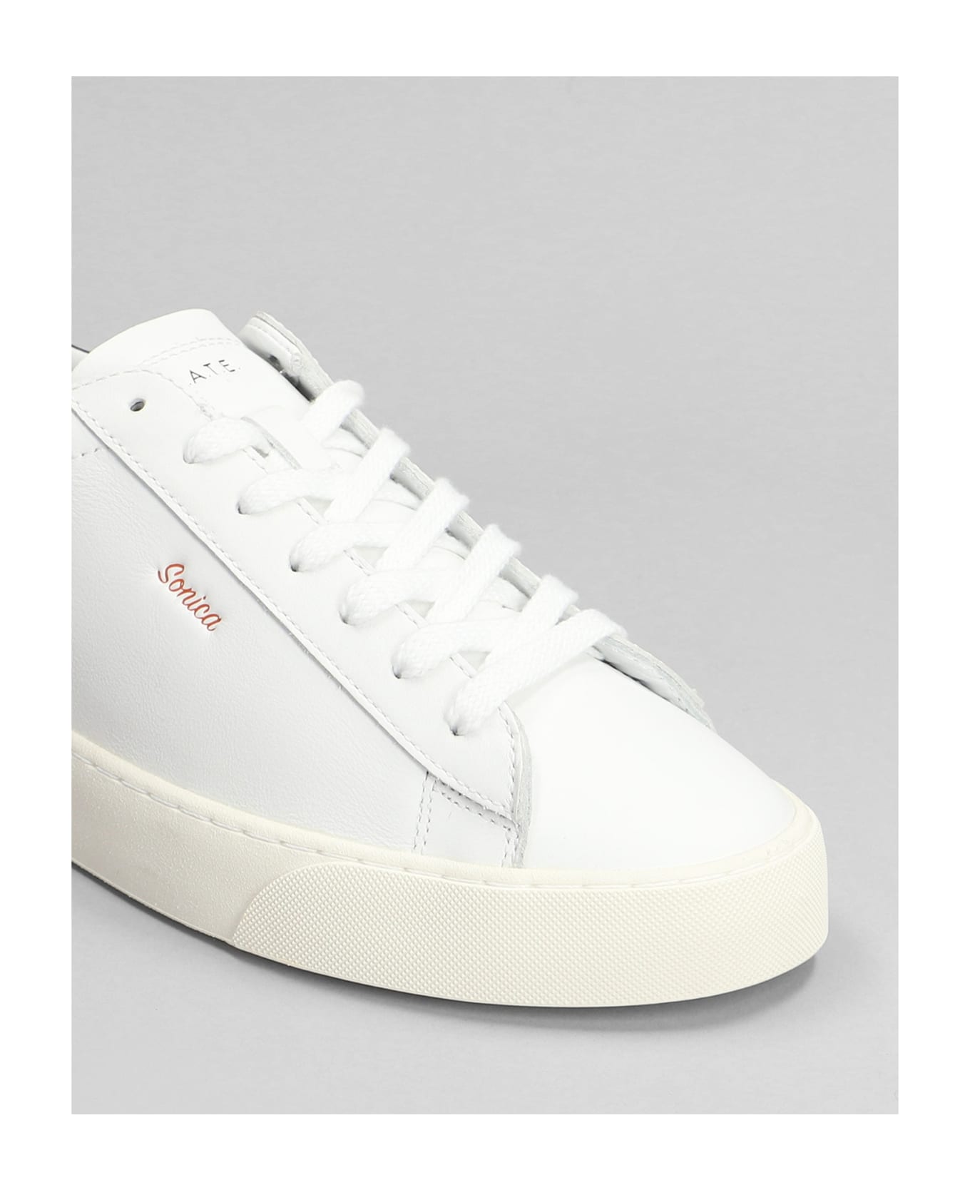 D.A.T.E. Sonica Sneakers In White Leather - white スニーカー