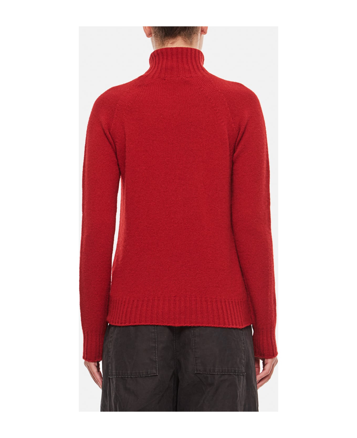 Drumohr Turtleneck Sweater - Red