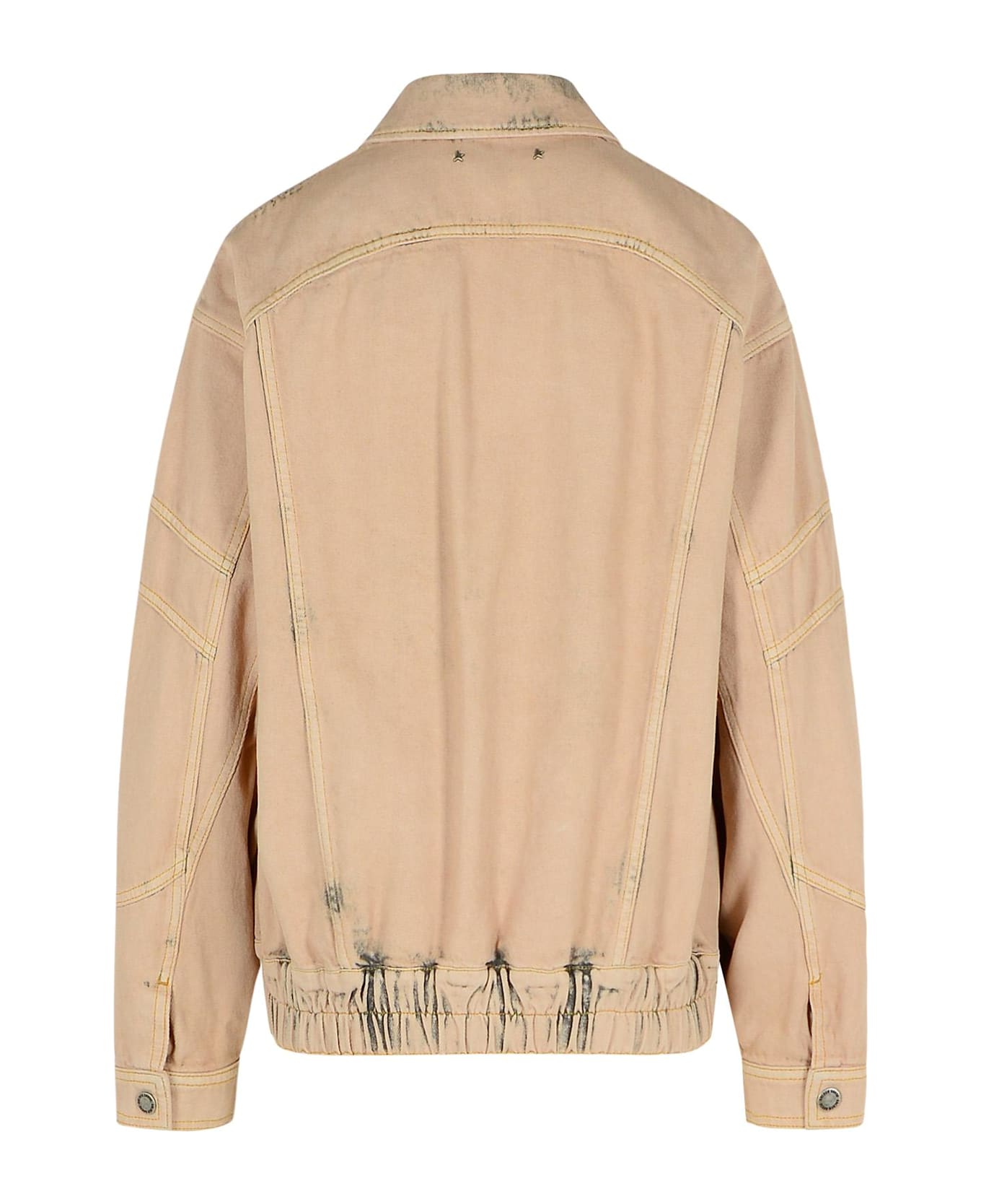 Golden Goose 'nancy' Pink Cotton Bomber Jacket - Pink