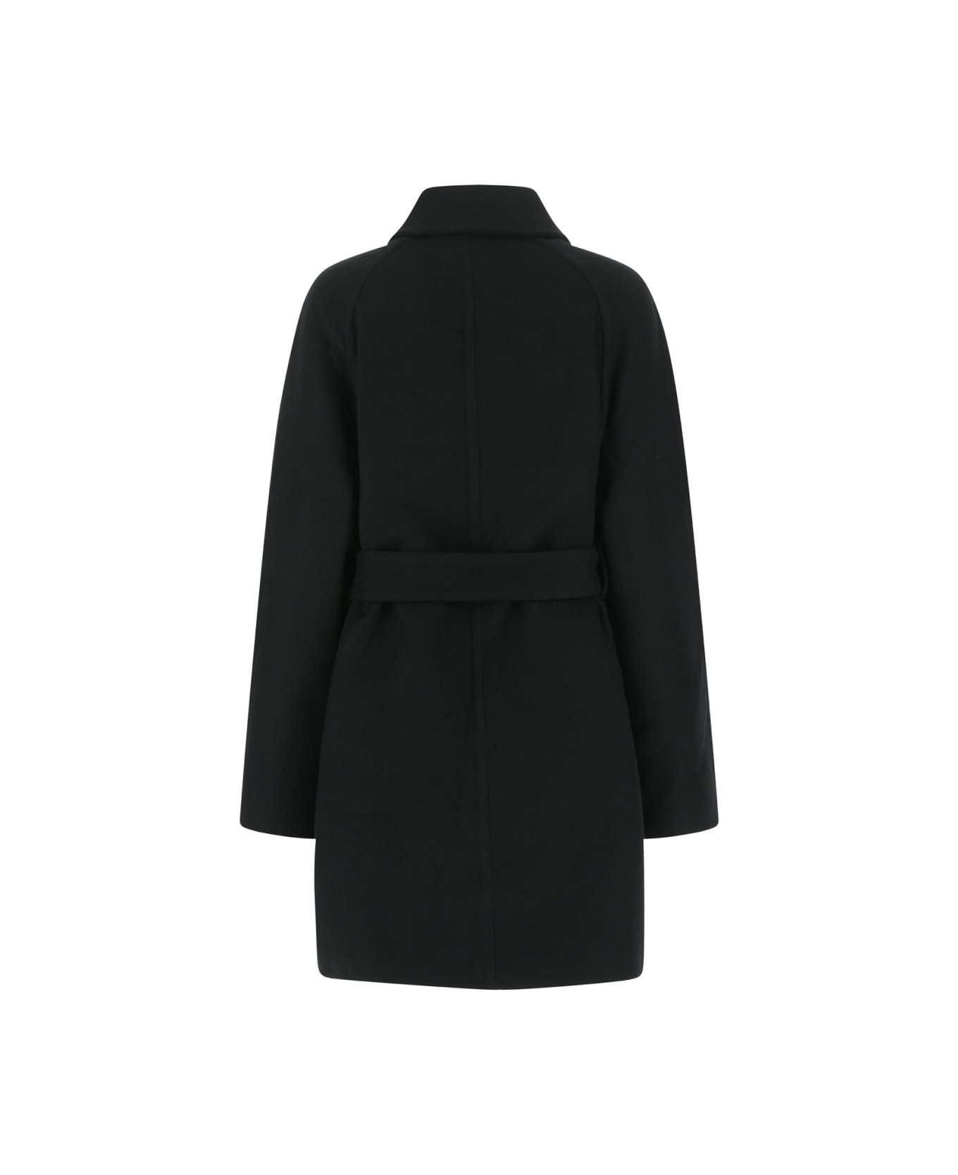 Givenchy Black Wool Blend Coat - 002