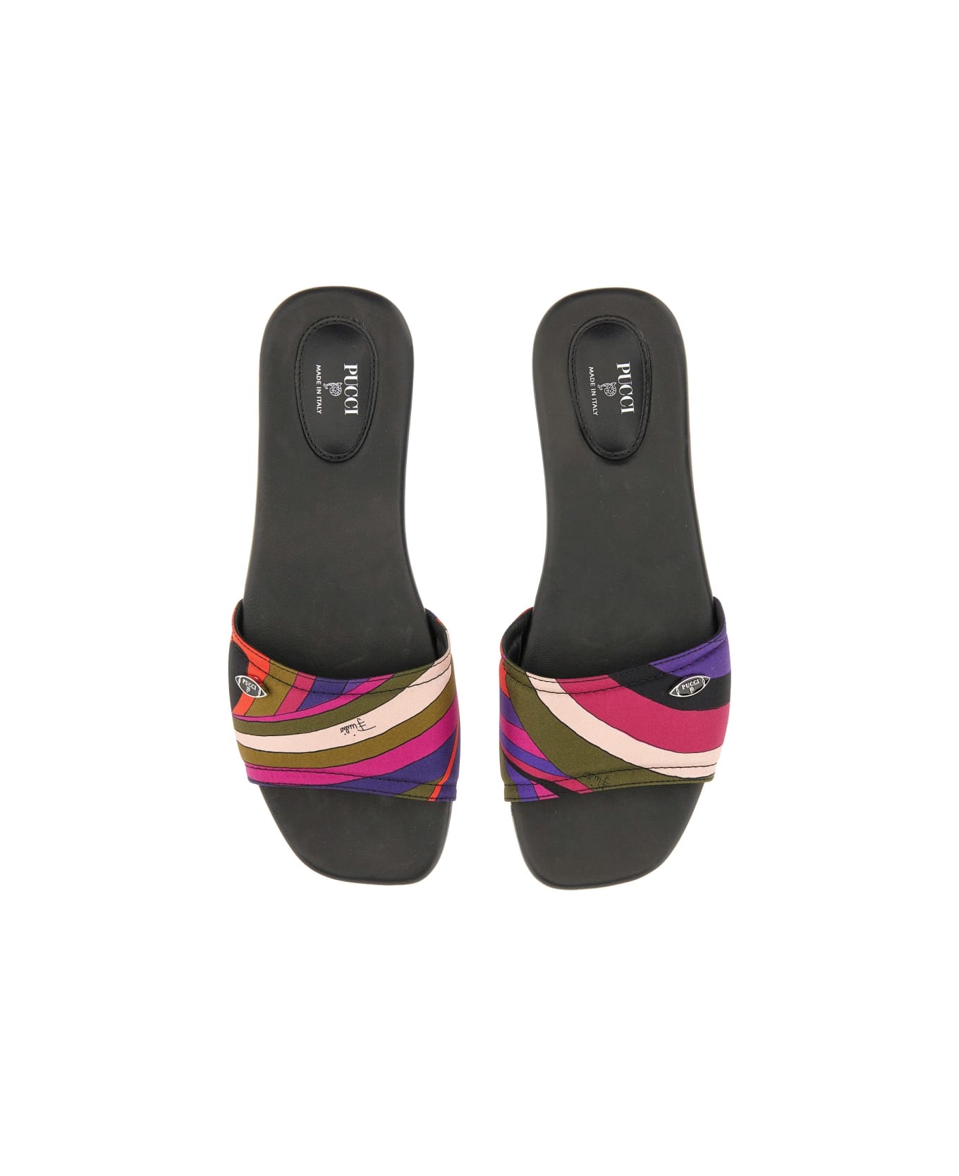 Pucci Iris Print Sandal - MULTICOLOUR