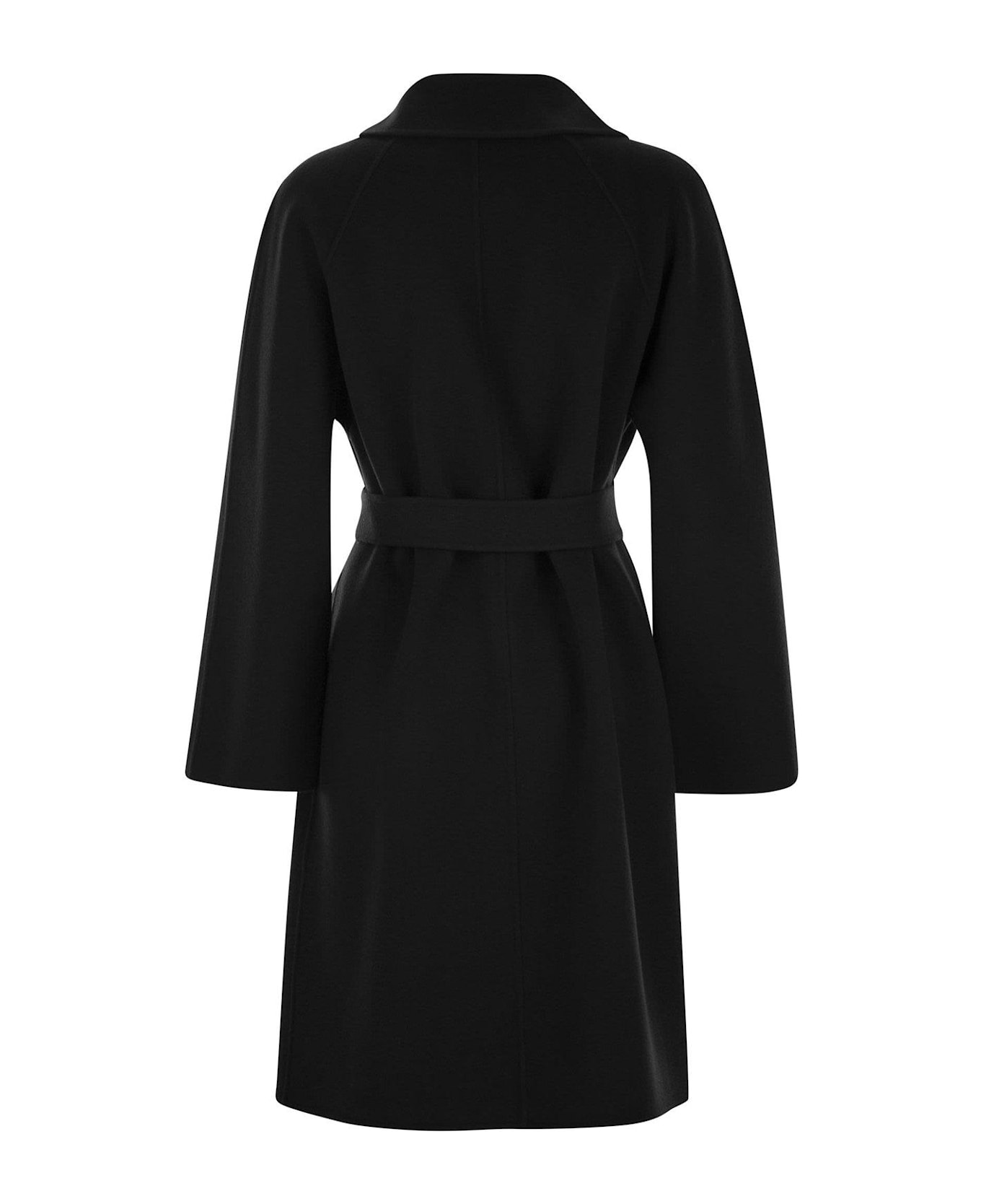 Weekend Max Mara Civada Tied-waist Coat - Nero