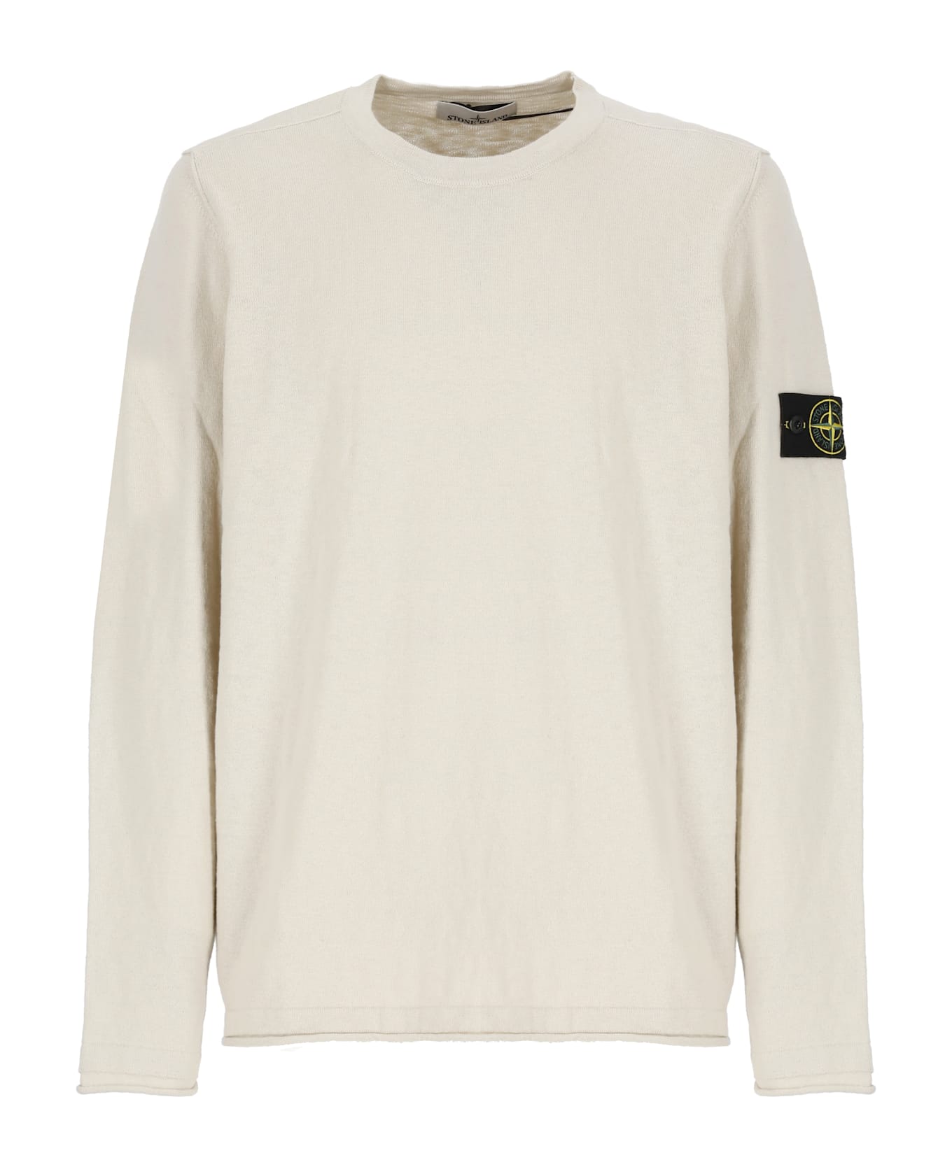 Stone Island Logoed Sweater - Sabbia