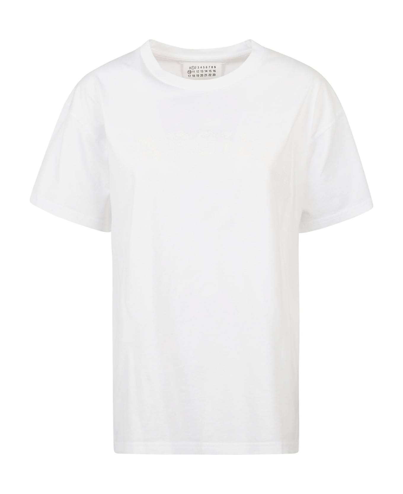 Maison Margiela Round Neck T-shirt - Optic White