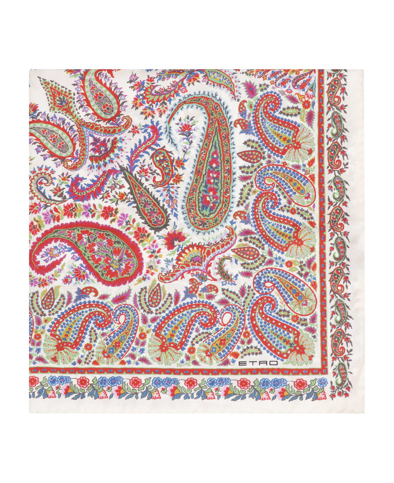 Etro Printed Silk Scarf - Multicolor