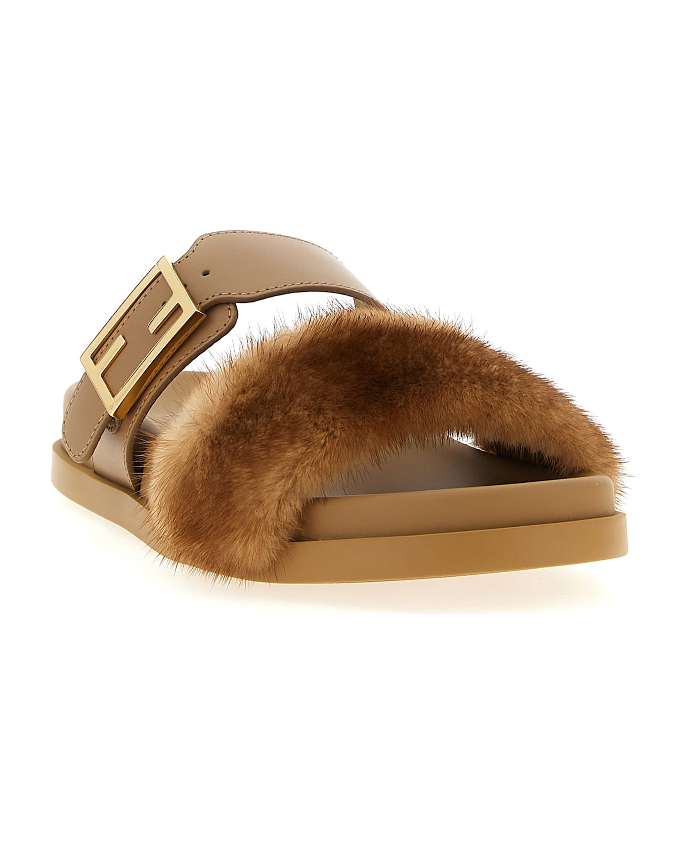 Fendi 
fendi Feel
 Slides - Brown
