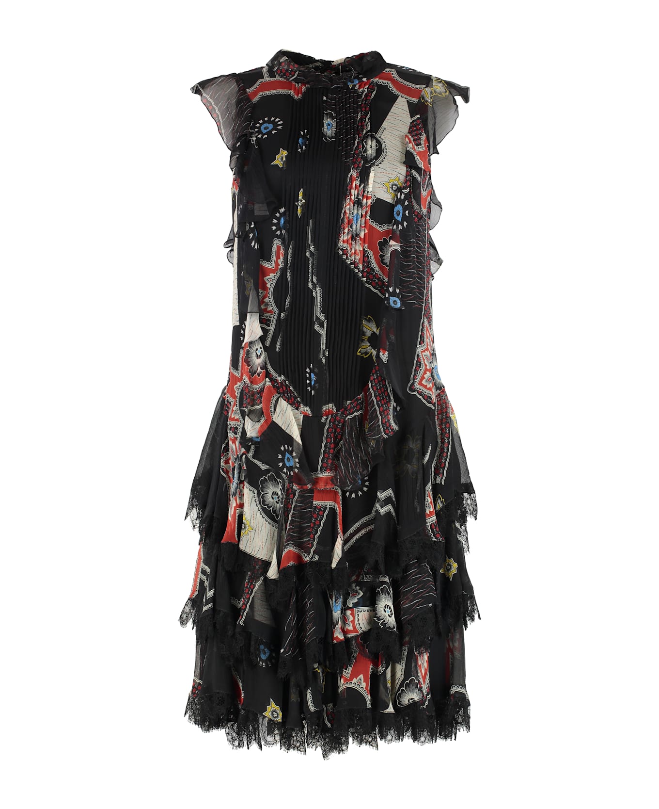 Etro Printed Silk Dress - Multicolor