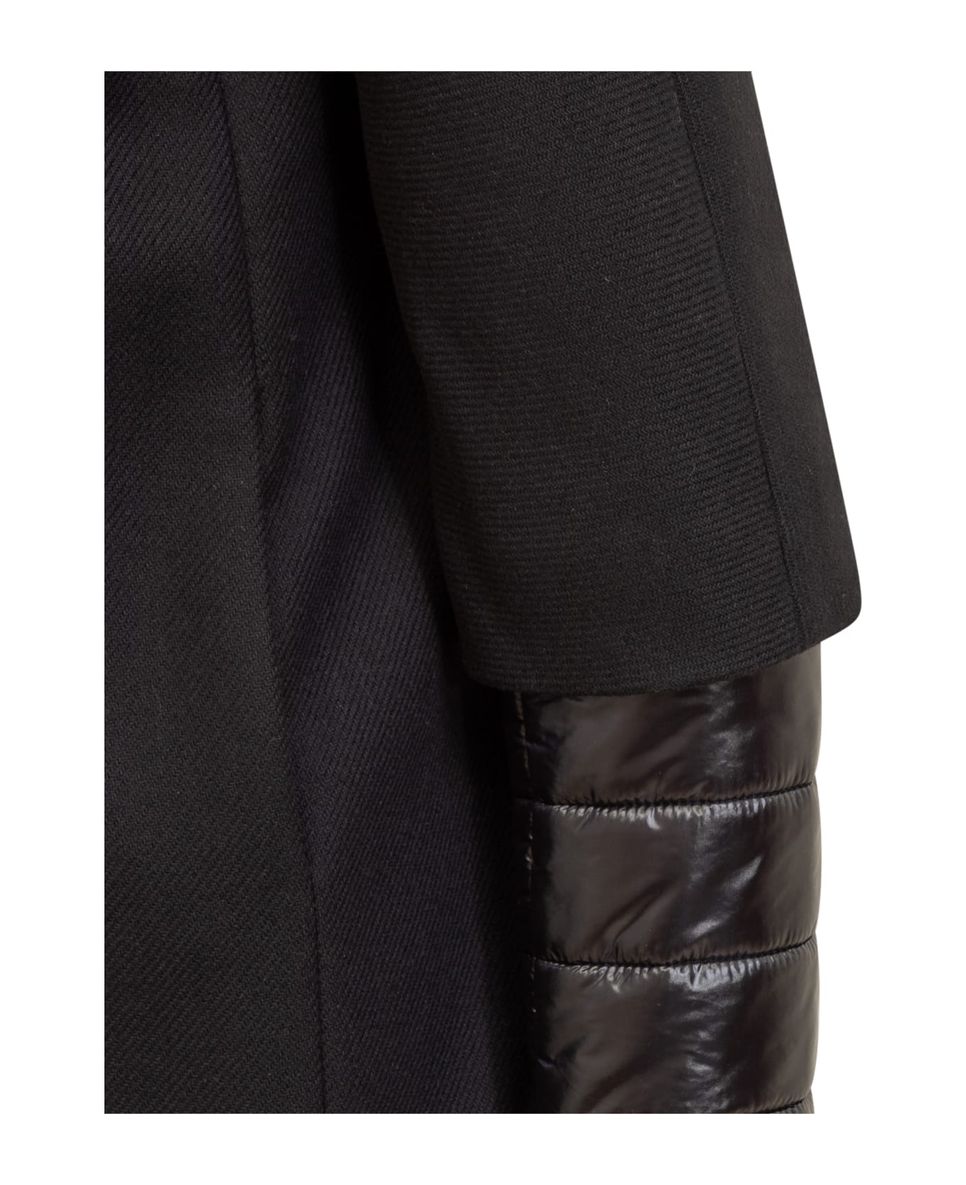 Herno Padded Wool Coat - BLACK コート