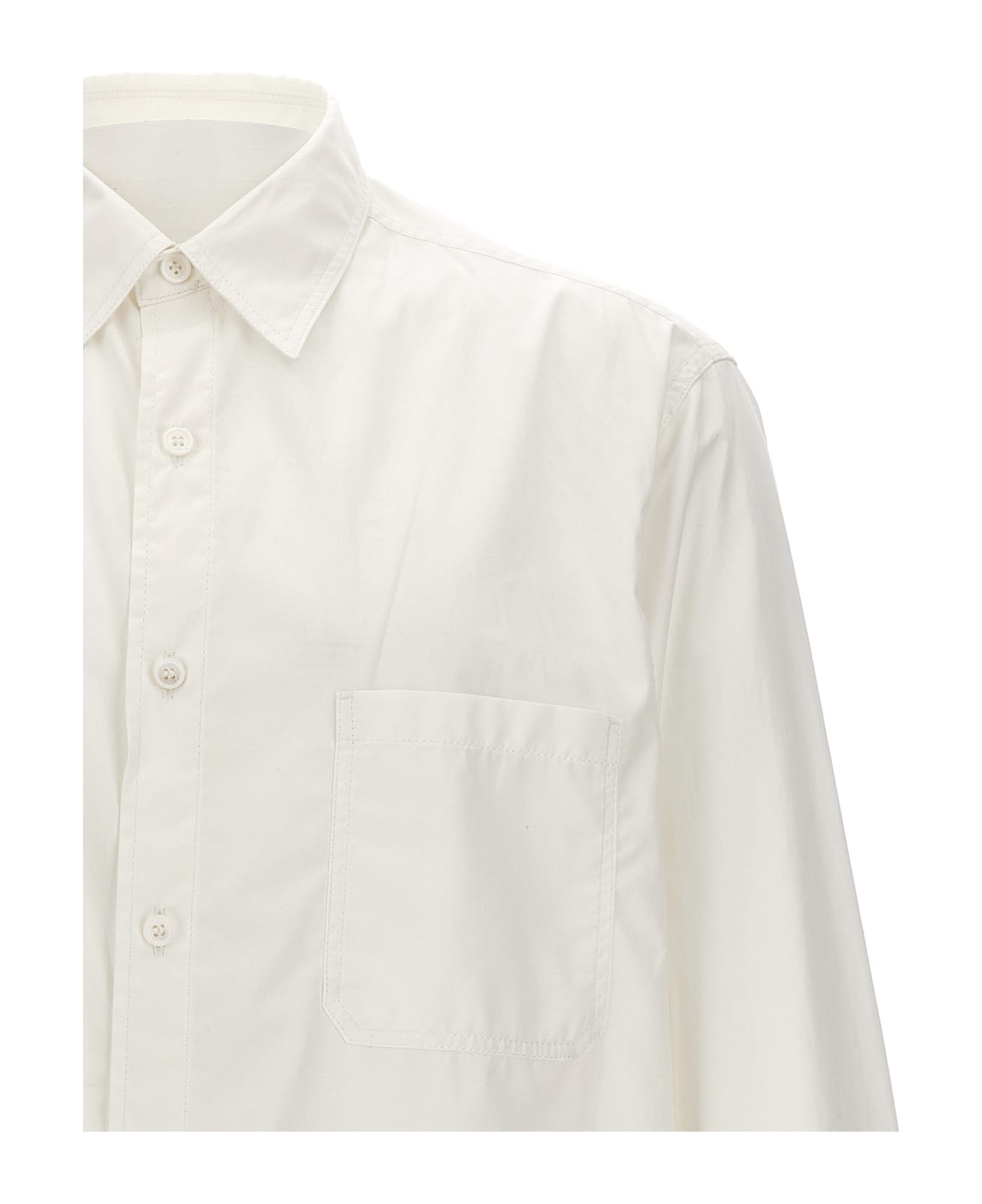 Yohji Yamamoto 'z-standard Big Chain Stitch' Shirt - White