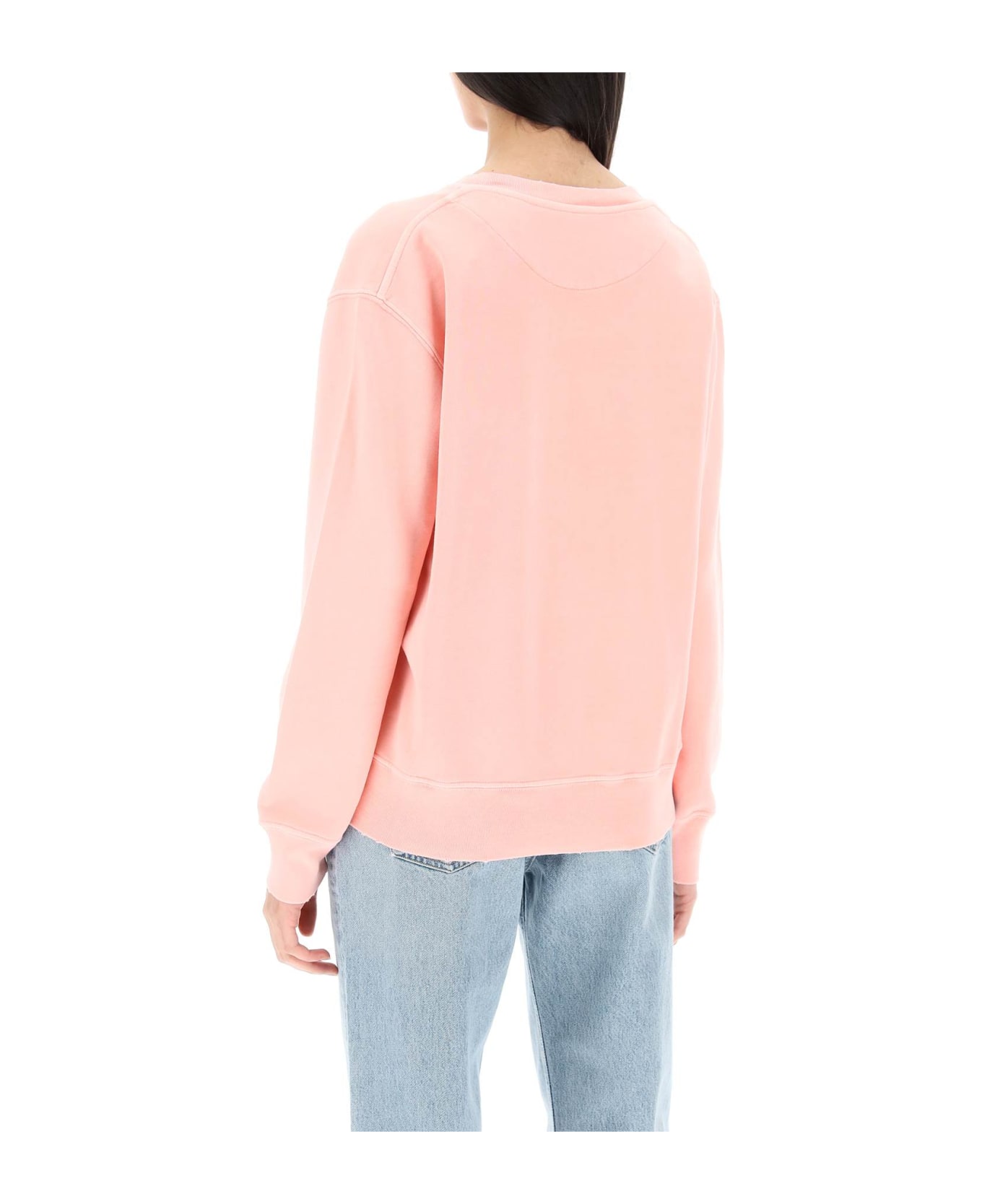 Autry Crew-neck Sweatshirt With Logo Embroidery - PINK (Pink)