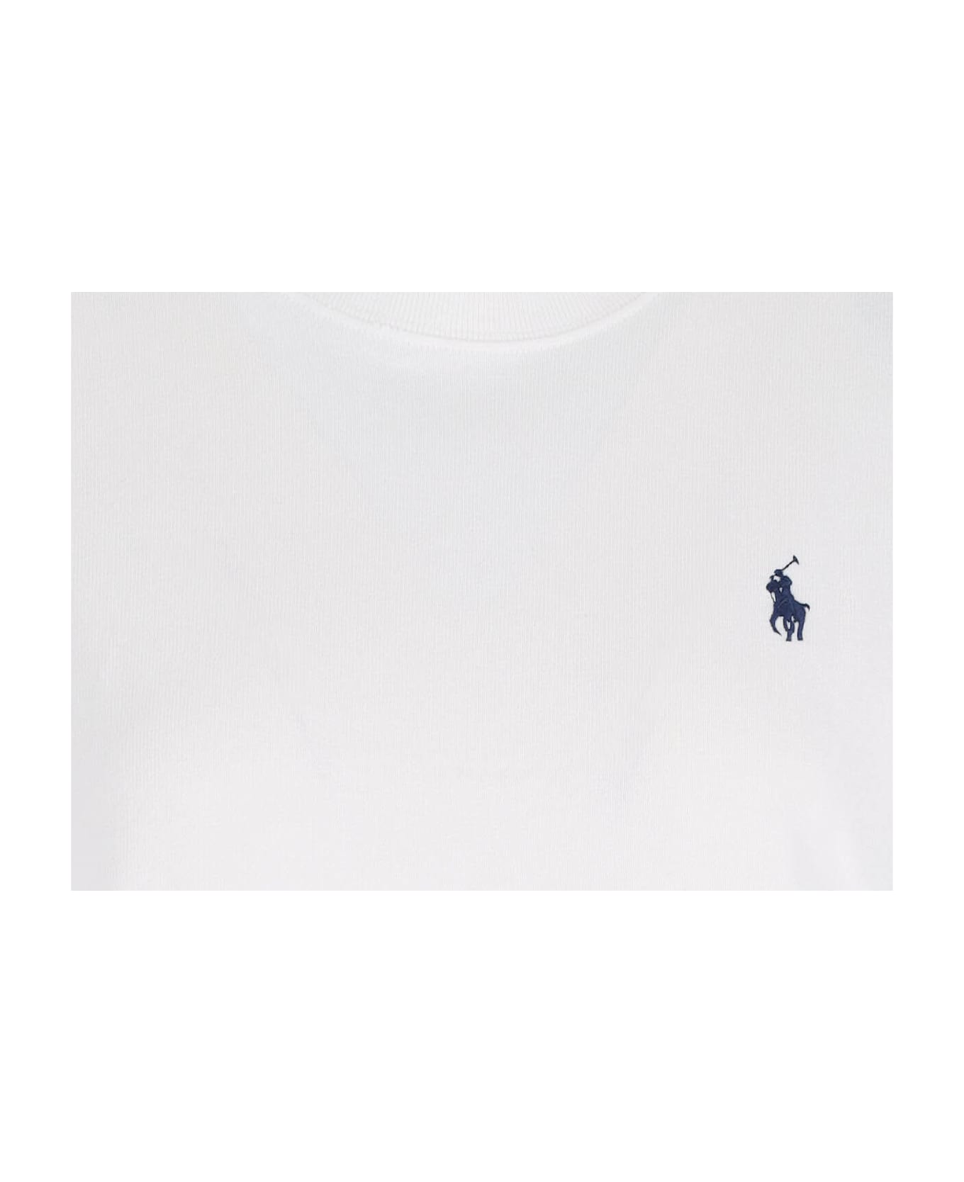 Polo Ralph Lauren Logo Midi Dress - White