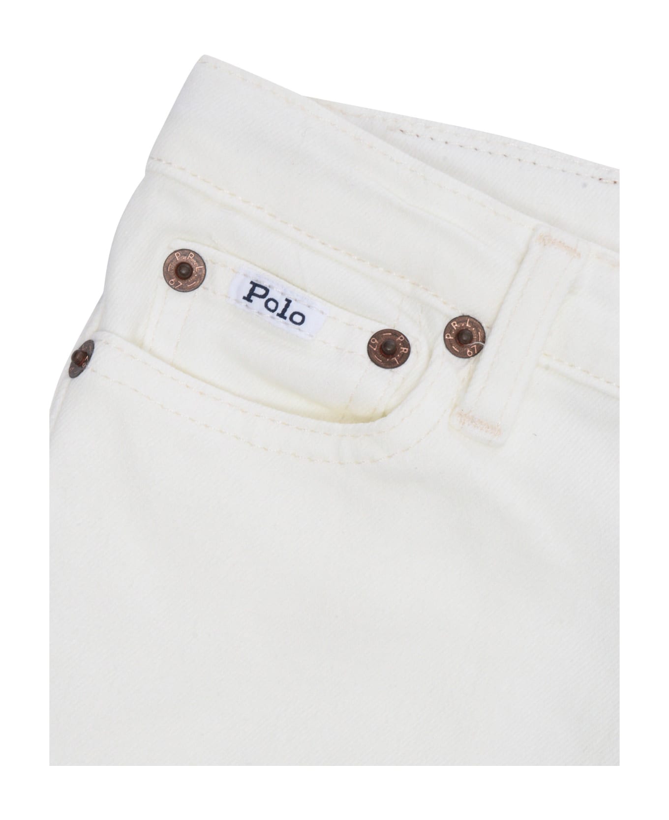 Polo Ralph Lauren White Jeans - WHITE ボトムス