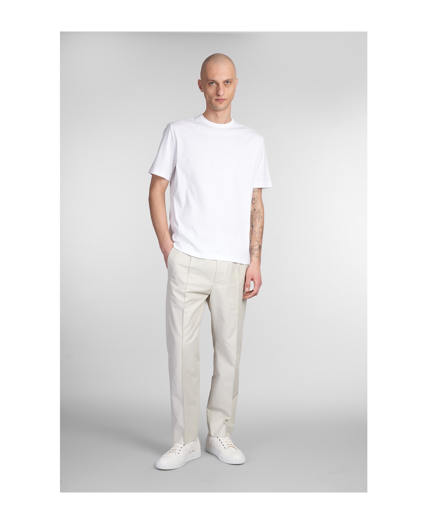 Lanvin T-shirt In White Cotton - white