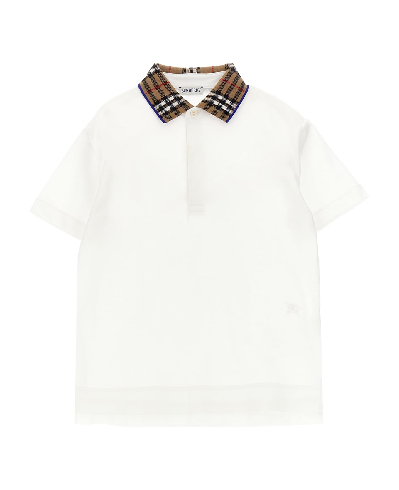 Burberry 'johane' Polo Shirt - White