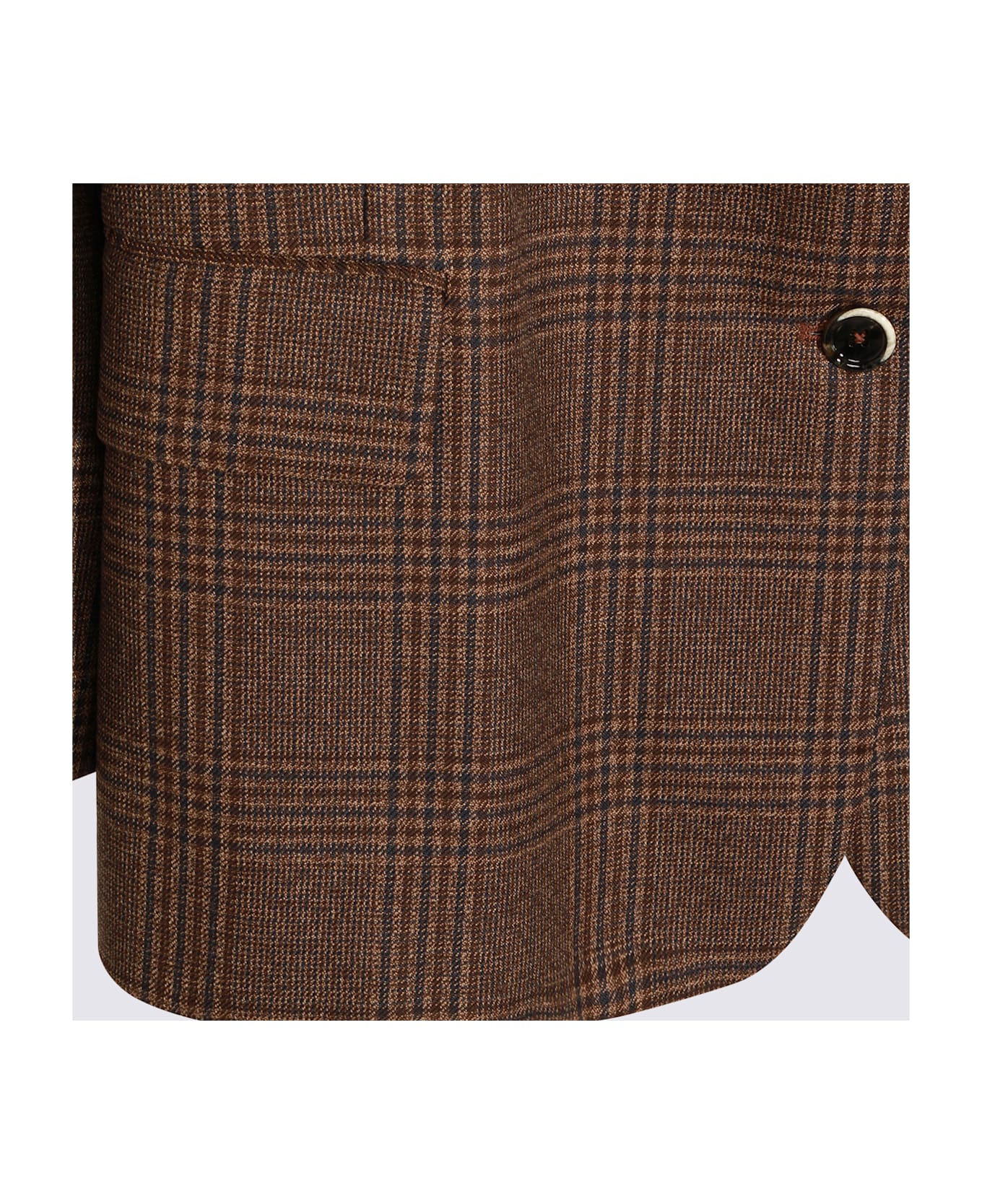 Nine in the Morning Brown Wool Blazer - Grey