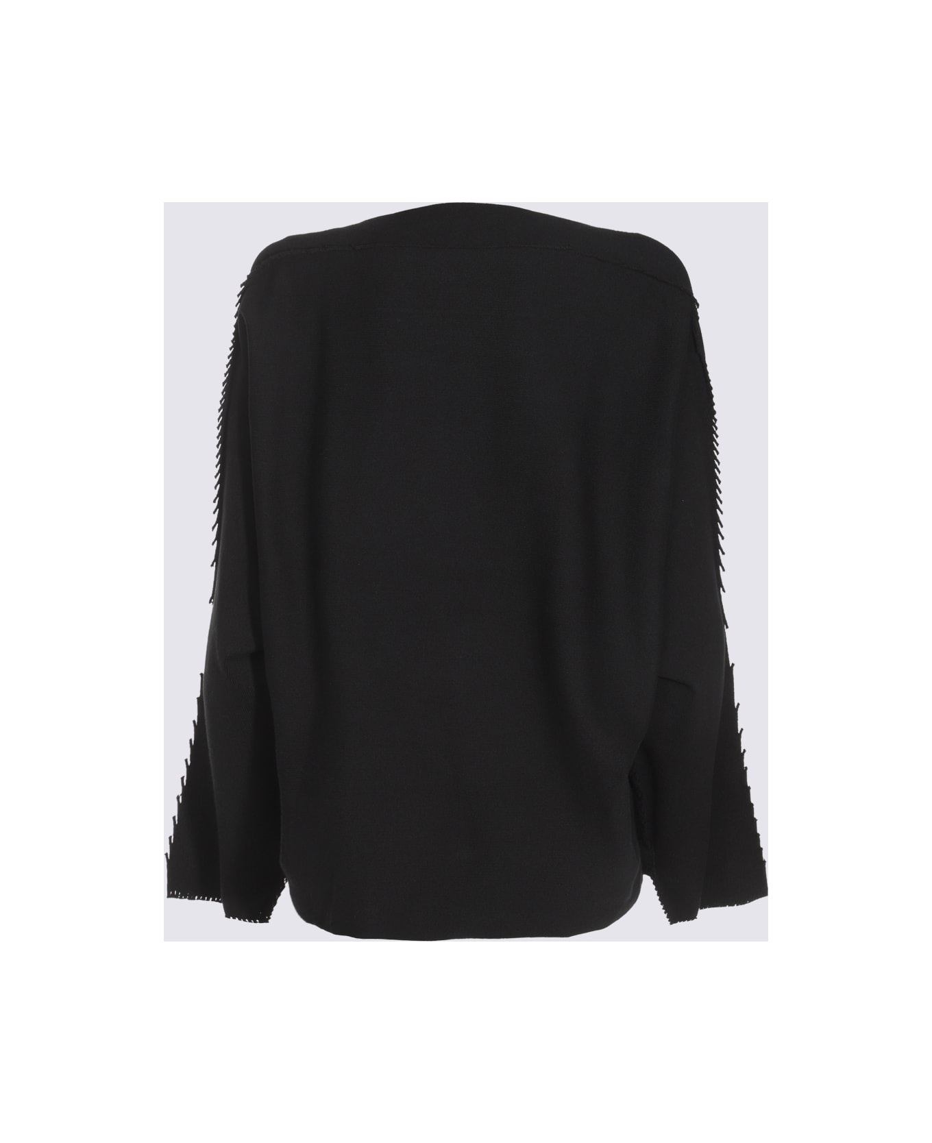 Issey Miyake Black Cotton Top - Black