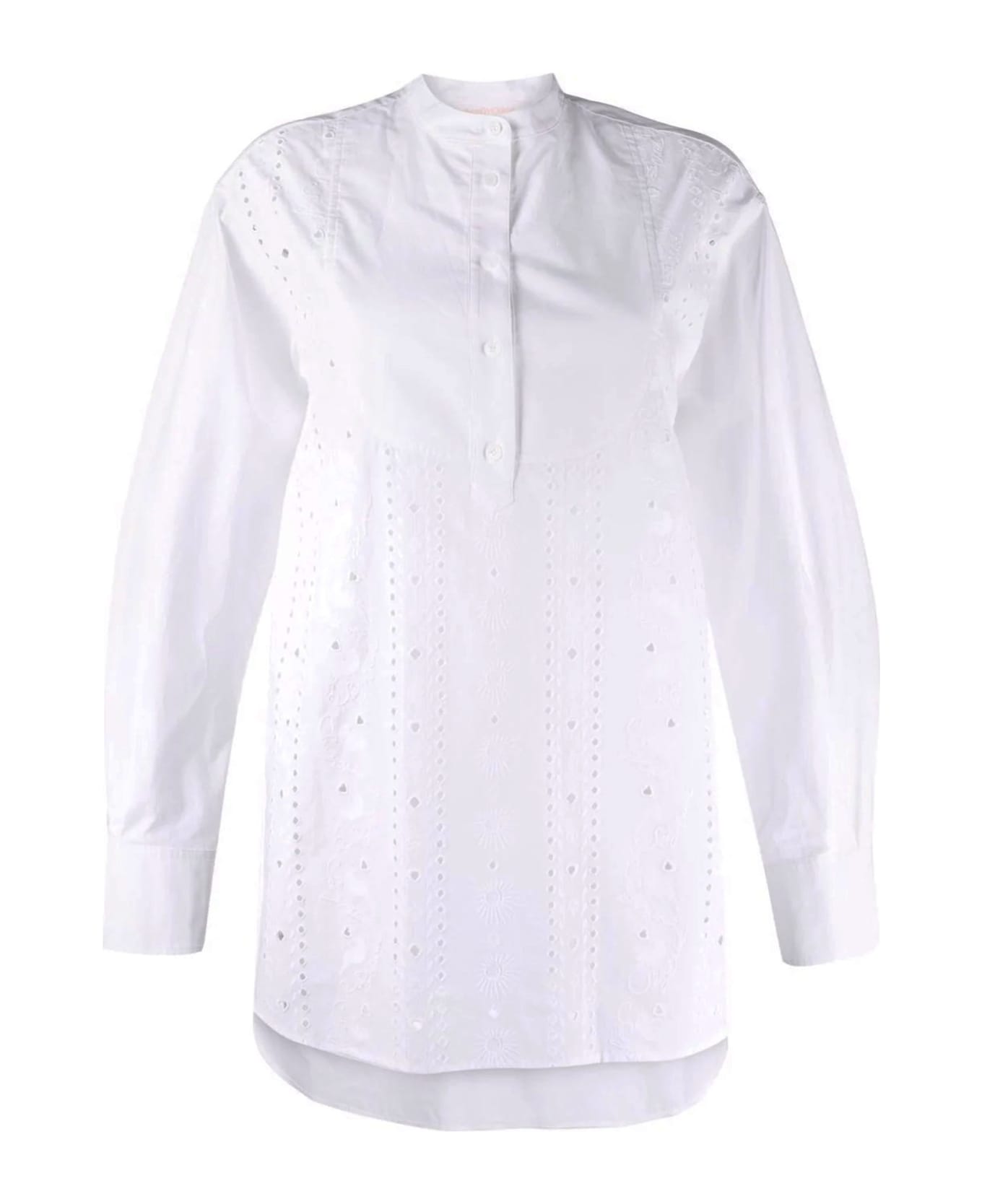 See by Chloé Shirt In Cotton - WHITE