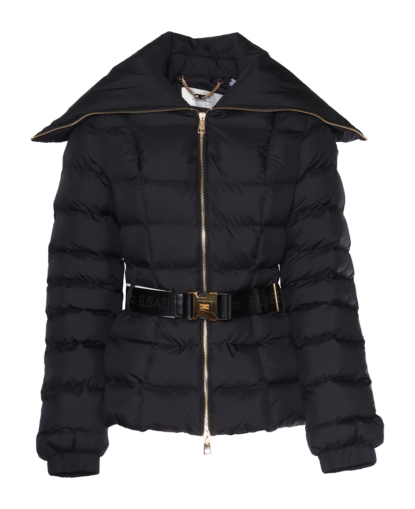 Elisabetta Franchi Padded Jacket - BLACK
