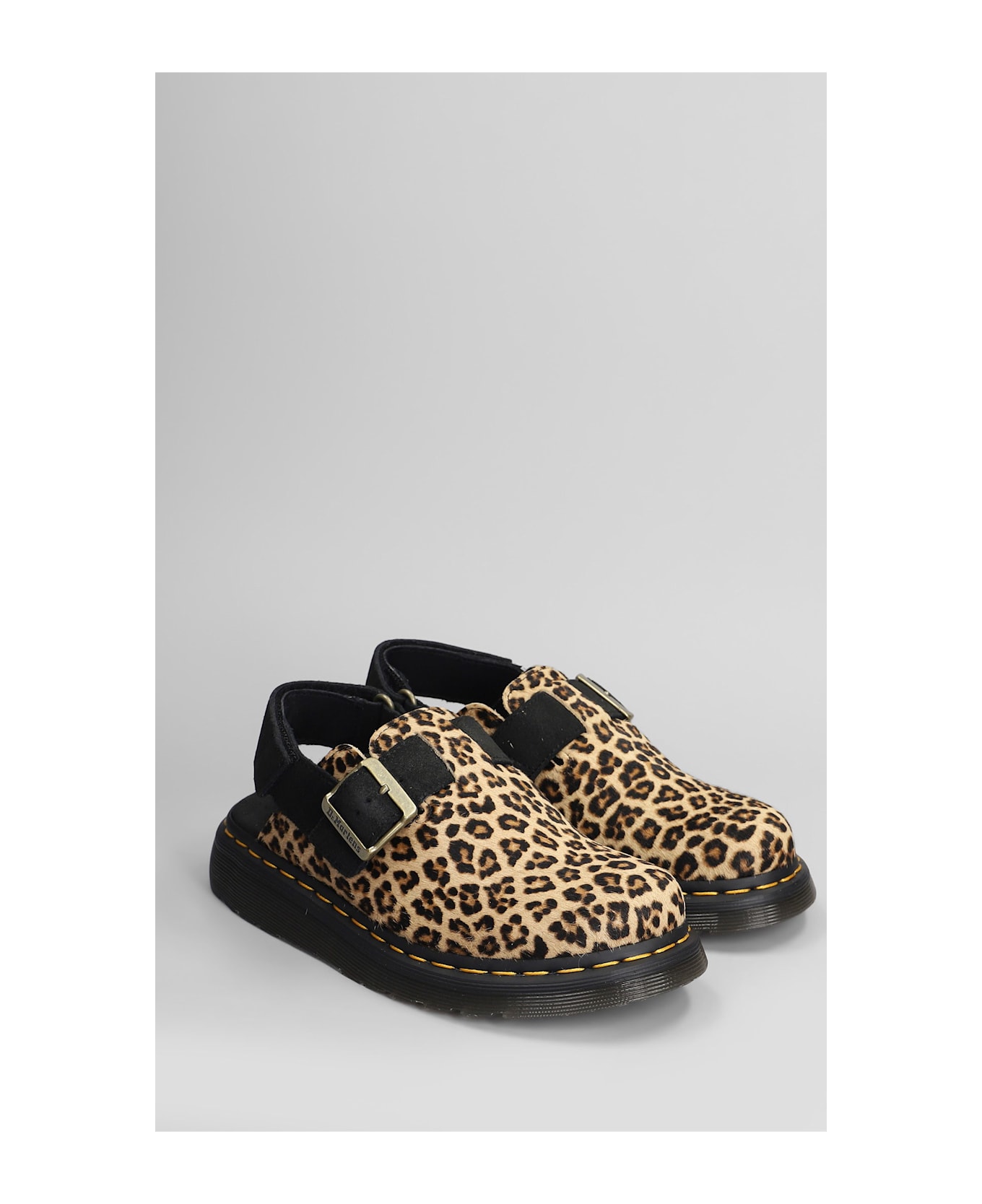 Dr. Martens Jorge Ii Slipper-mule In Animalier Pony Skin - Animalier