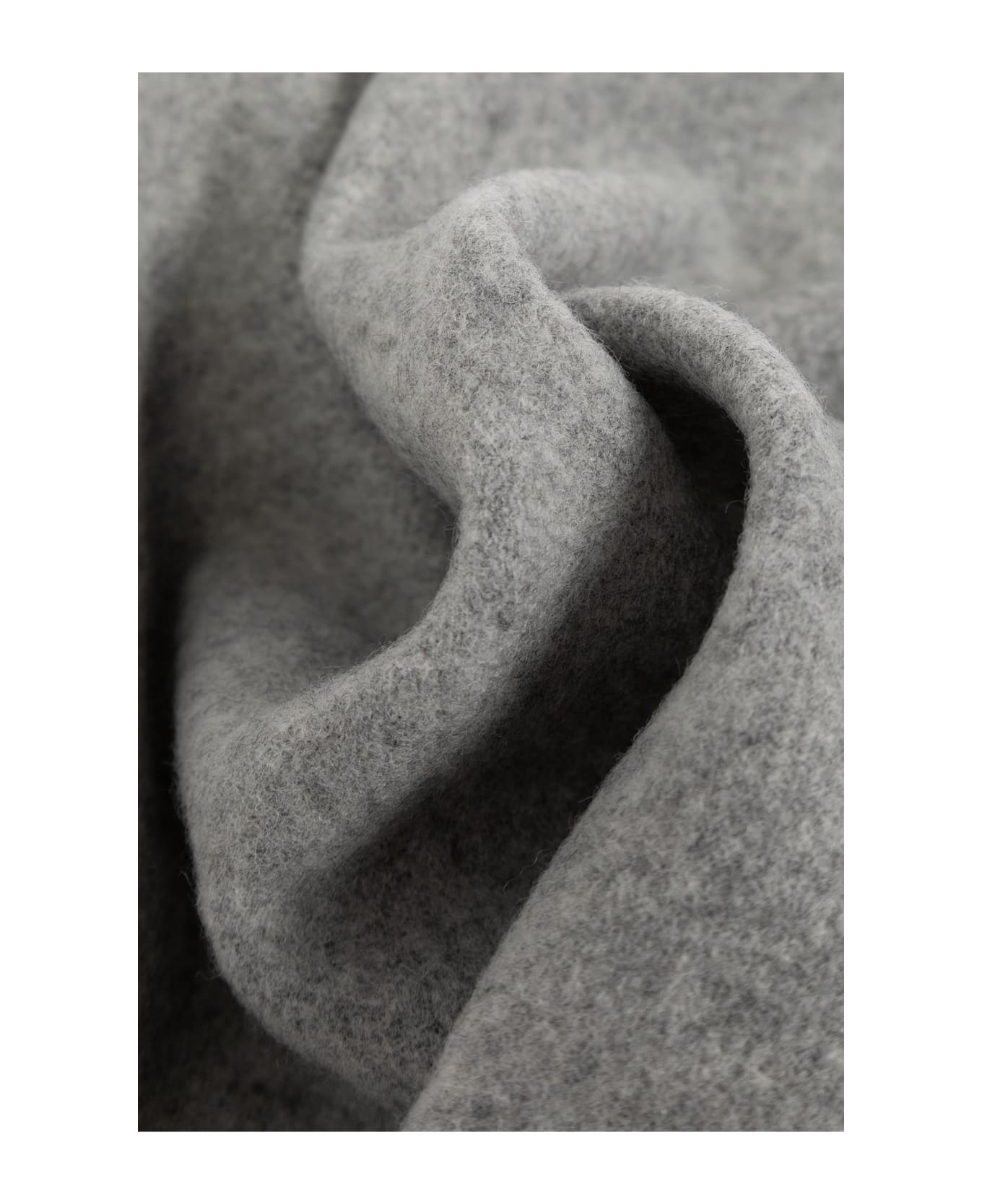 Acne Studios Wool Scarf - Light Grey Melange