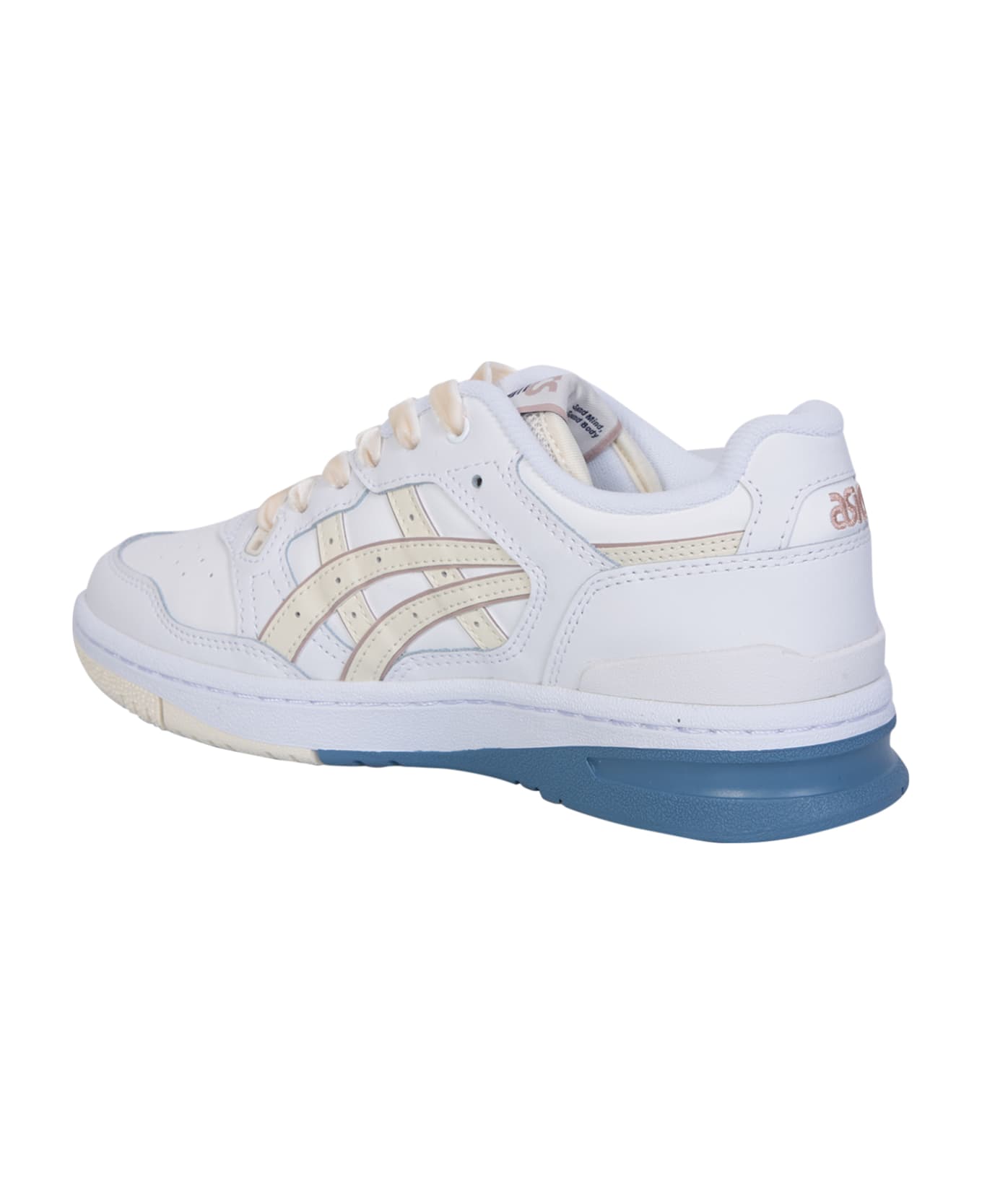 Asics White And Beige Ex89 Sneakers - White スニーカー