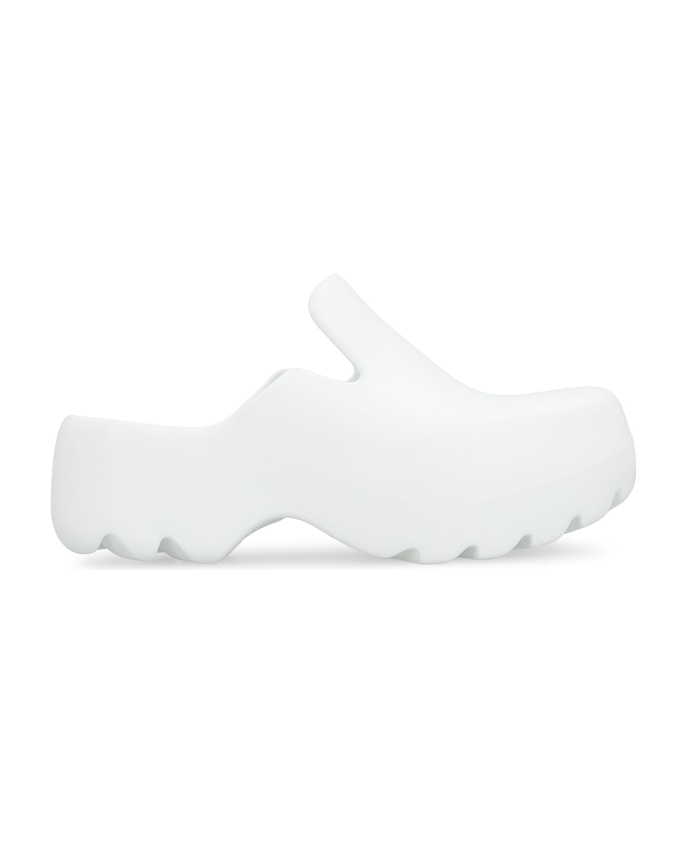 Bottega Veneta Rubber Slides - White