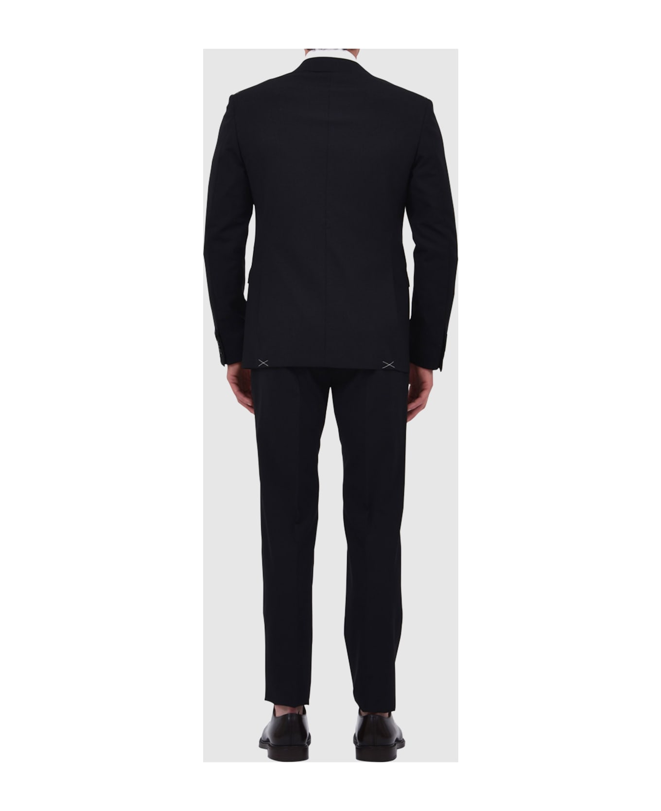 Tonello Two-piece Black Suit - BLACK スーツ