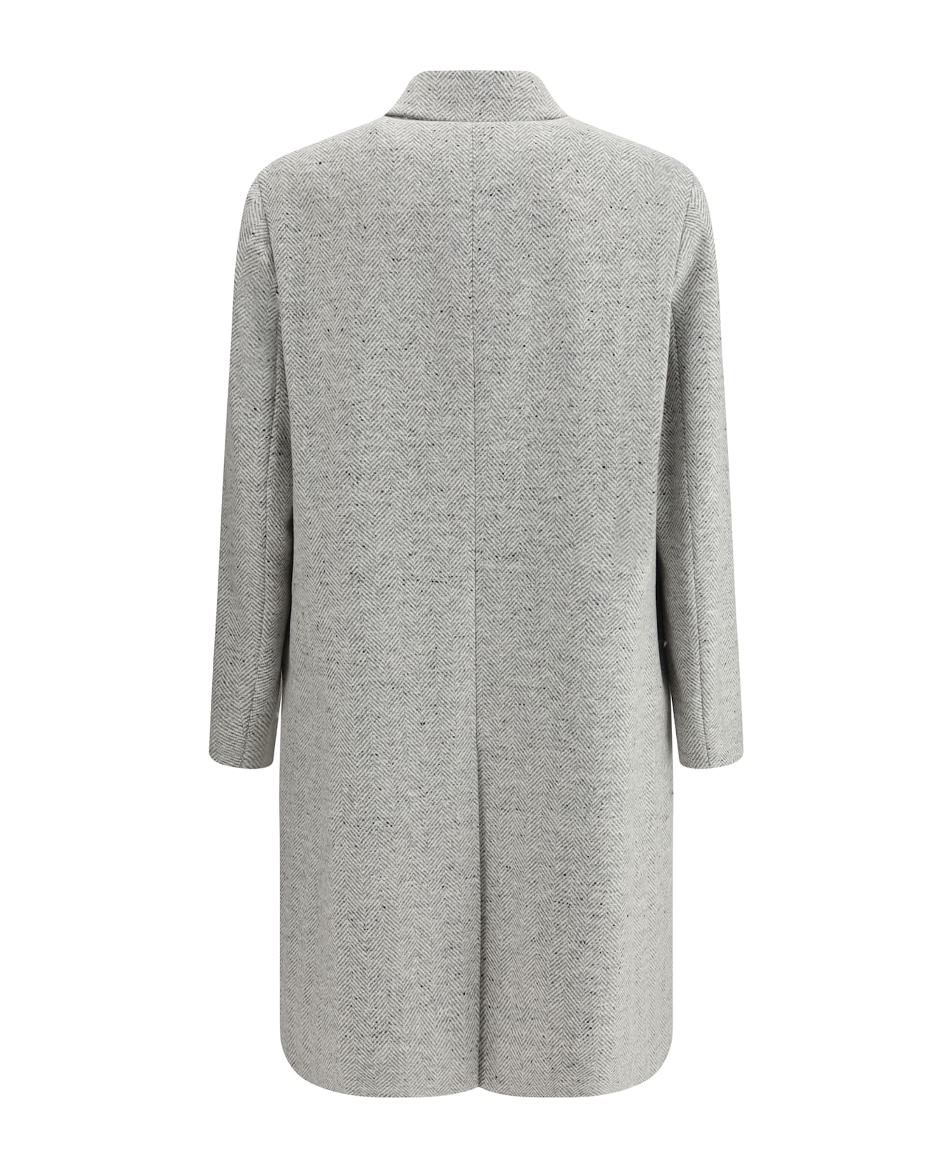 Lardini Herringbone Patterned Coat