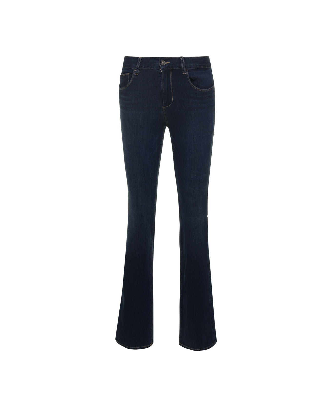 Liu-Jo Blue Flared Jeans In Denim Woman - Blu