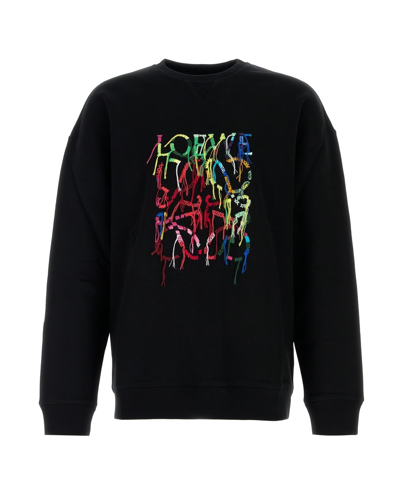 Loewe Sweatshirt - BLACKMULTICOLOR