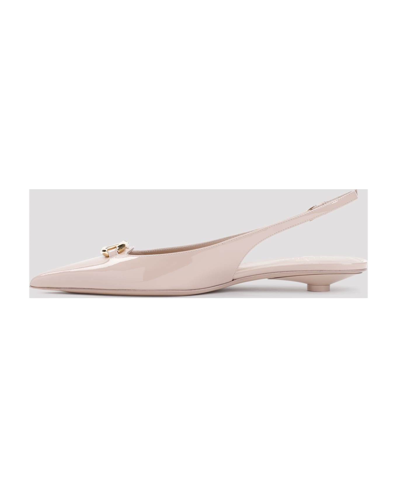 Valentino Garavani Vlogo The Bold Edition Ballerinas - Beige Rose