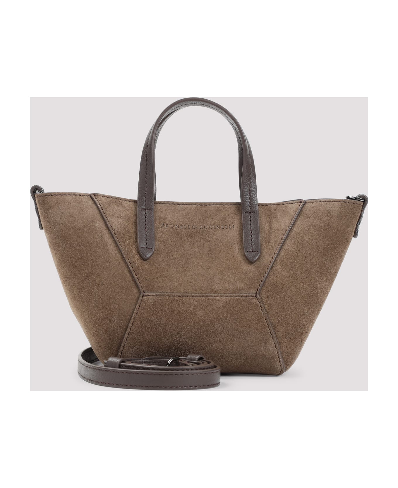 Brunello Cucinelli Suede Duomini Bag - Torba