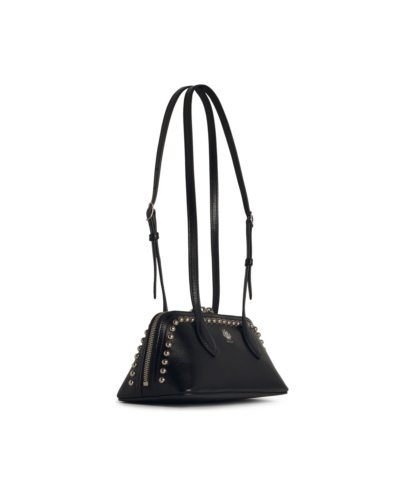 Bally 
praline
 Black Leather Bag - Black