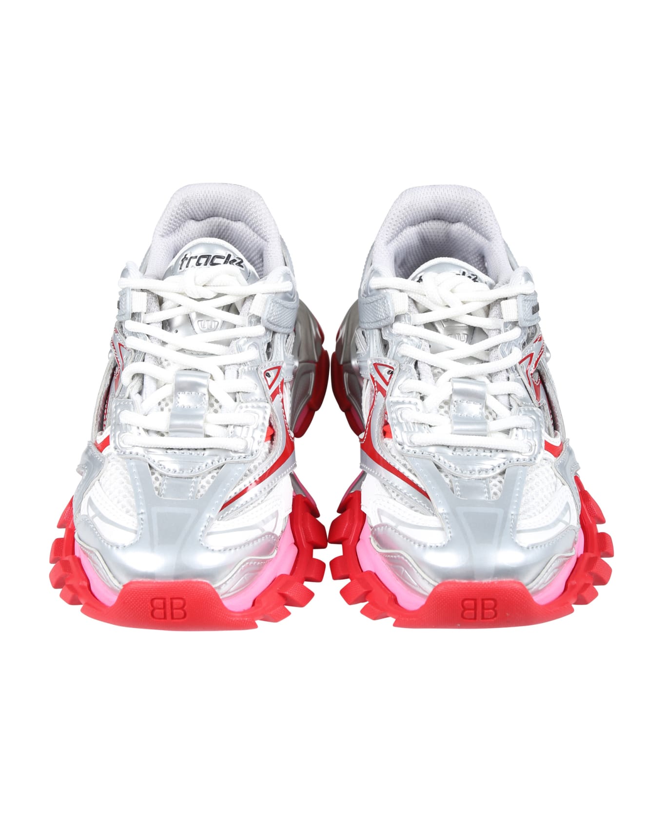 Balenciaga Grey Track.2 Low Sneakers For Girl - Grey
