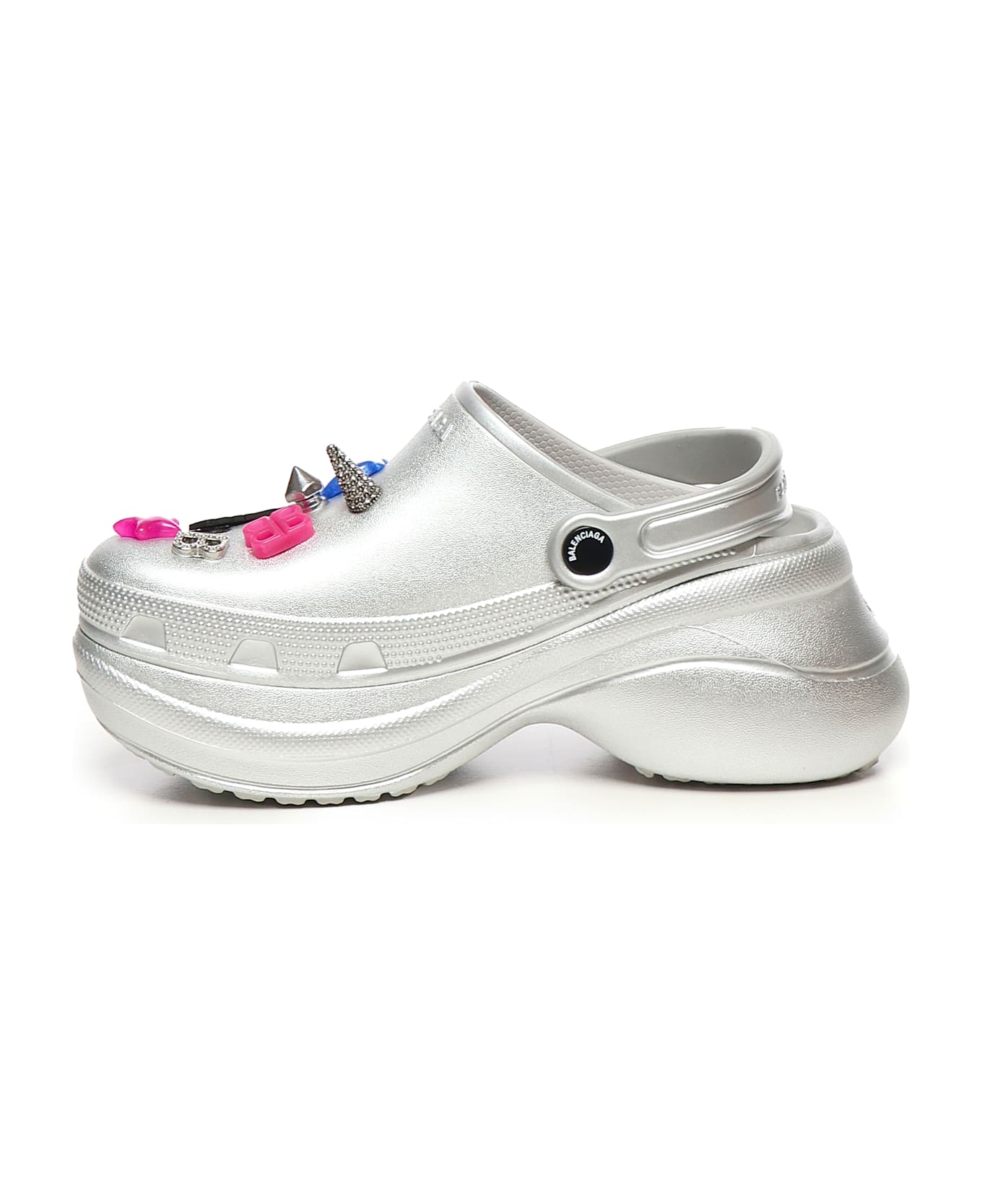 Balenciaga Crocs Jibbitz Clogs - Silver