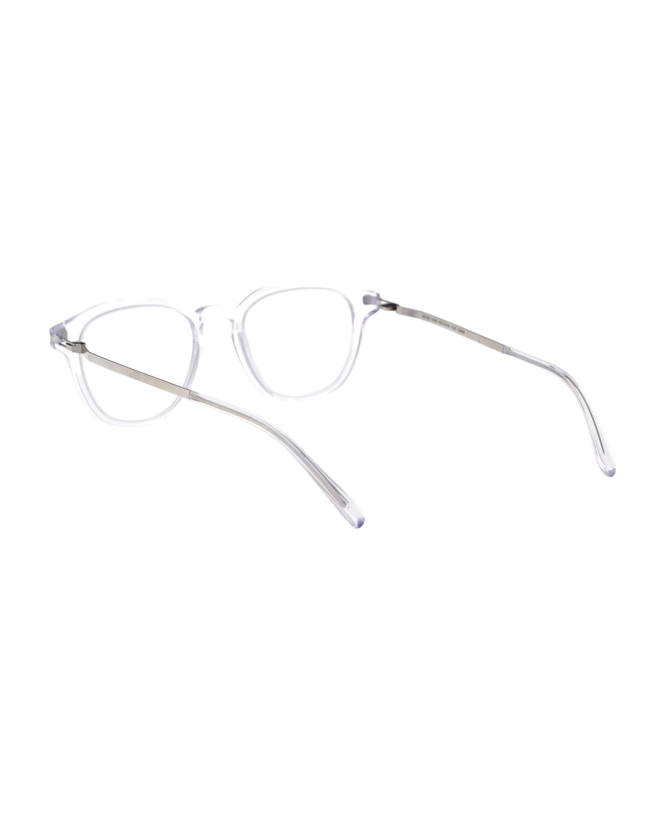 Mykita Yura Glasses - 825 C72 Limpid/Shiny Silver Clear