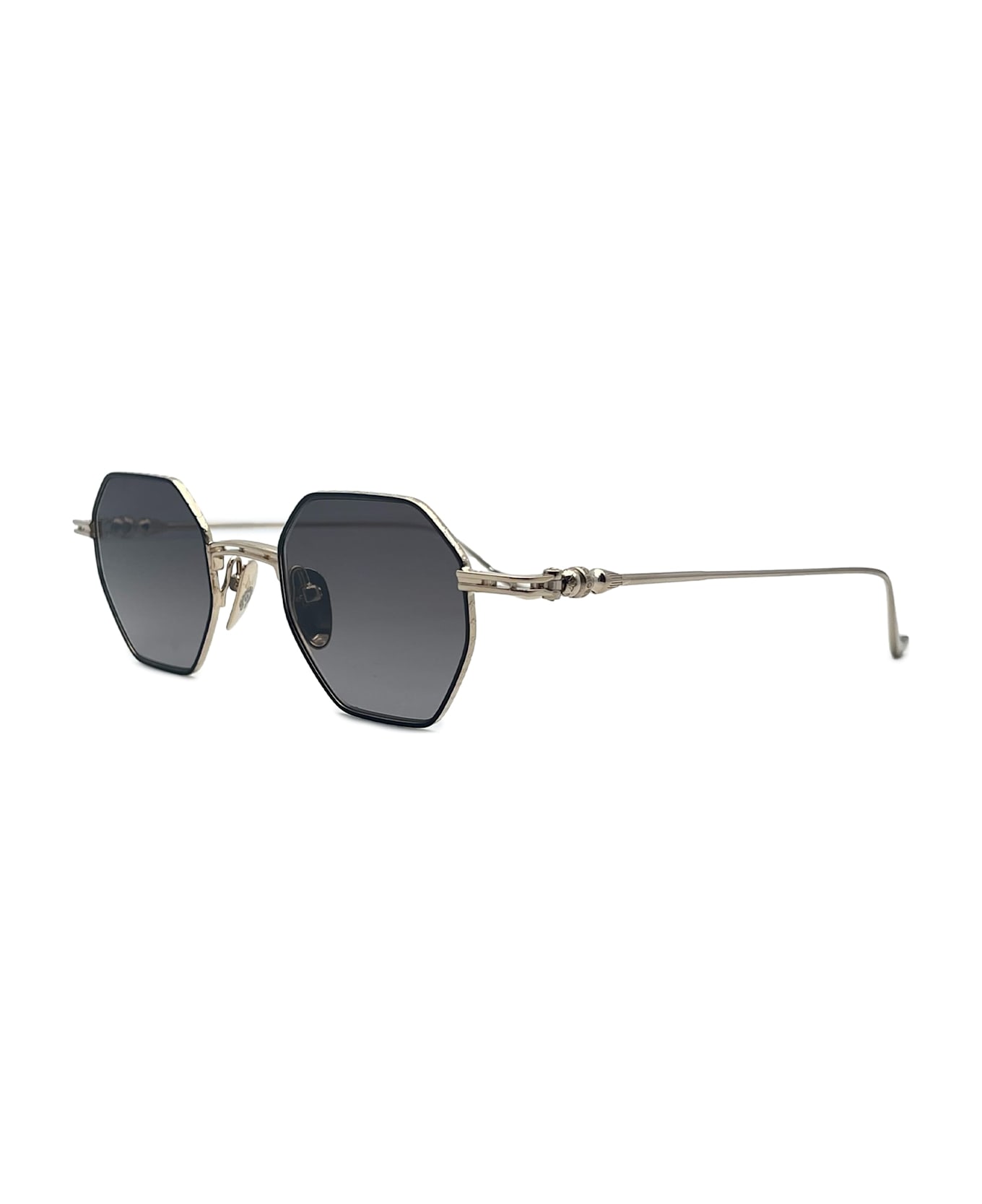 Chrome Hearts Evaculation - Matte Black / Gold Plated Sunglasses - Matte black