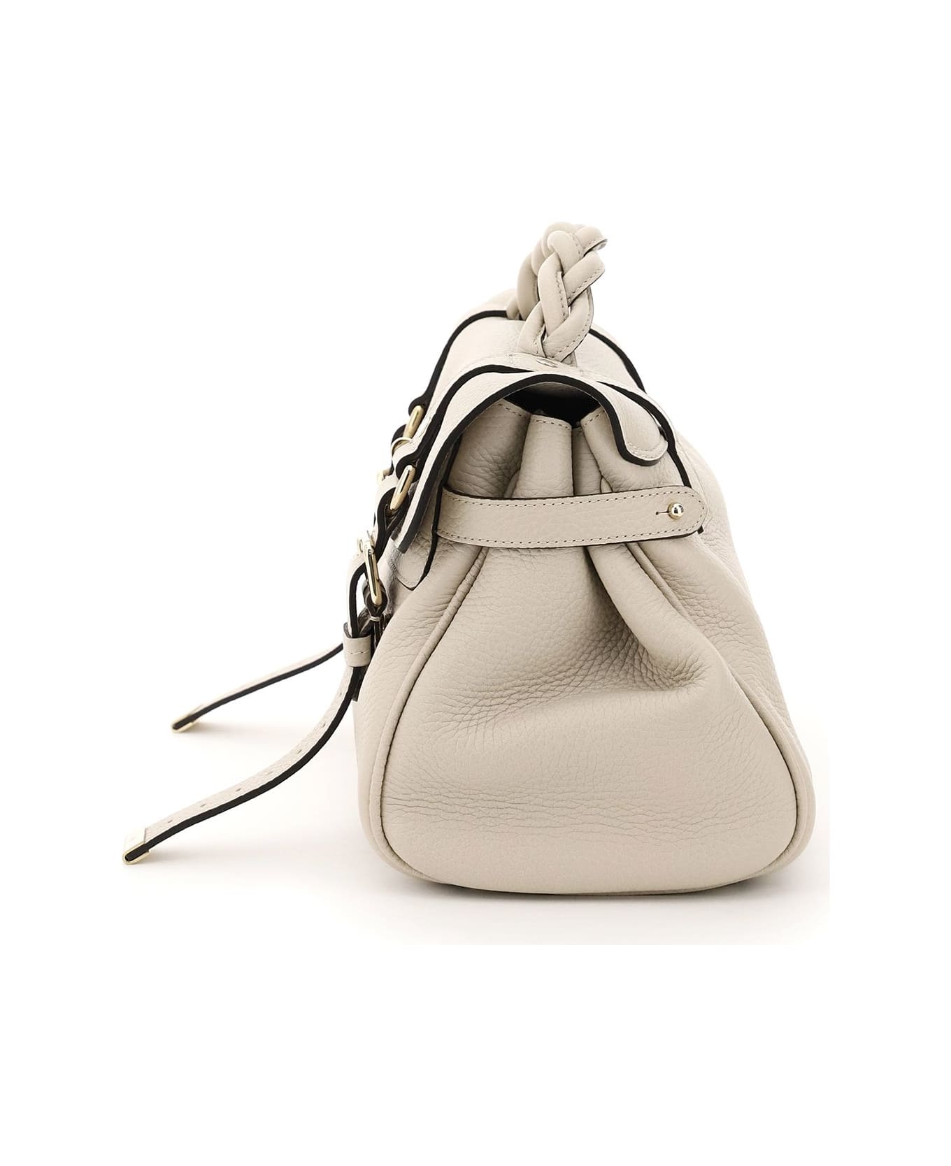 Mulberry Alexa Medium Hammered Leather Bag - WHITE