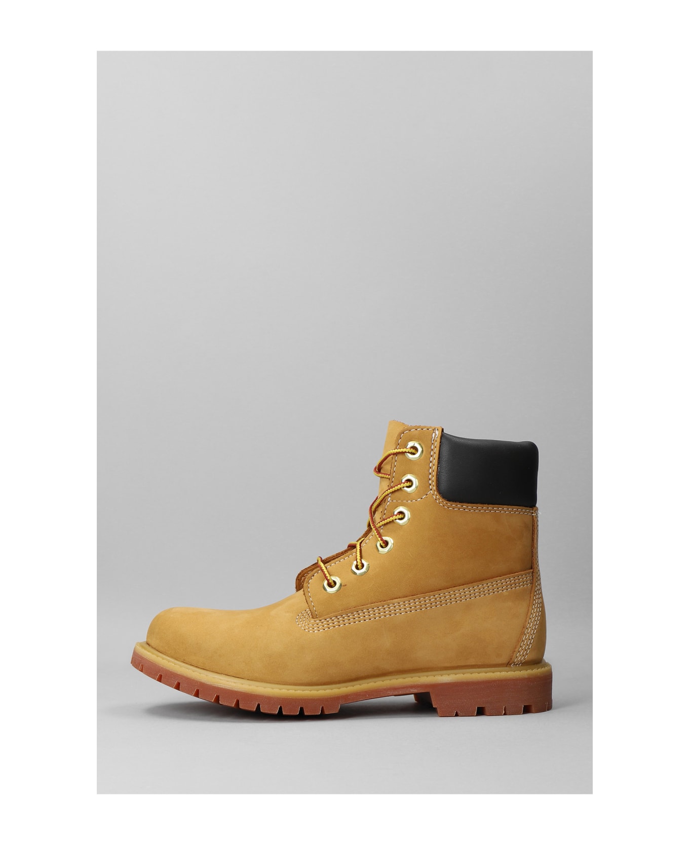 Timberland 6in Prem Combat Boots In Beige Suede - Brown ブーツ