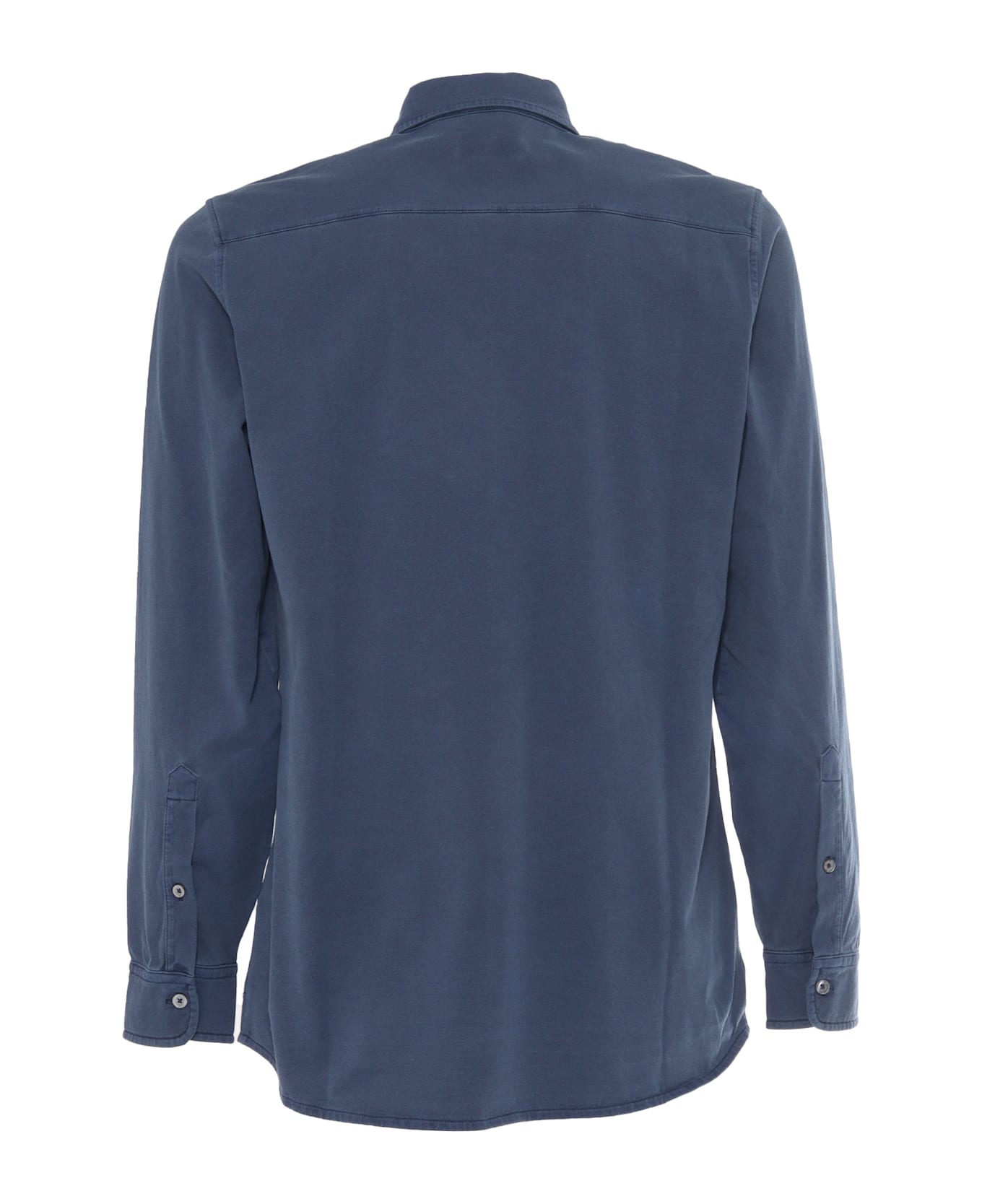 Fay Jersey Tinto Frosted Shirt - BLUE